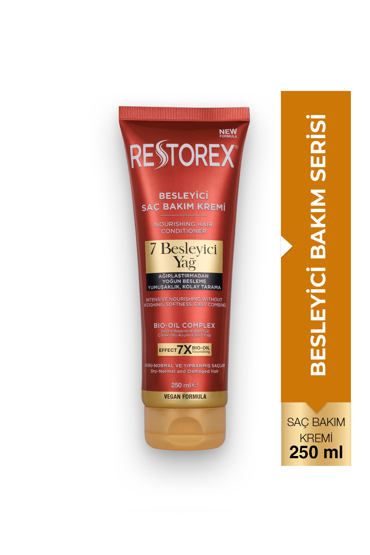 Restorex Besleyici Bakım Saç Kremi 250 Ml - 7 Besleyici Yağ Göz Alıcı Parlaklık İpeksi Yumuşaklık