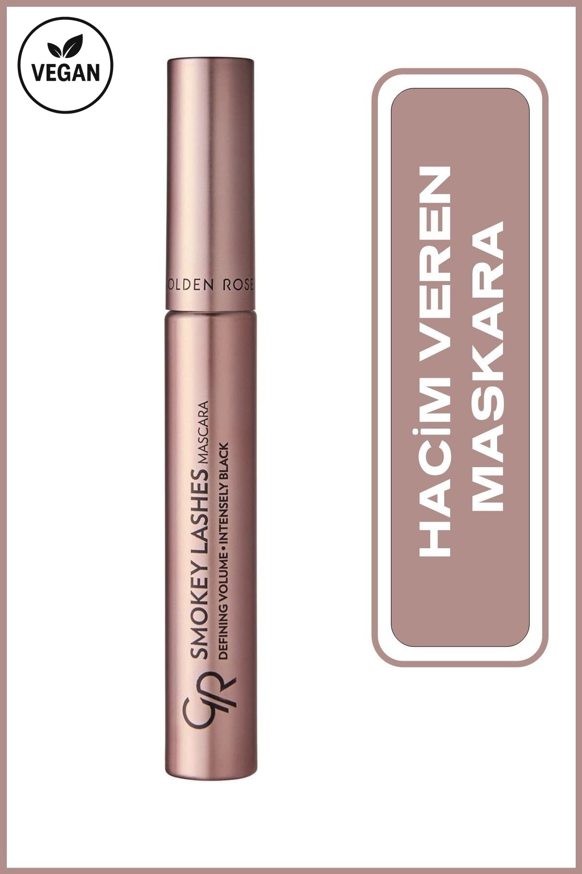 Golden Rose Smokey Lashes Mascara - Black - Hacim Veren Maskara