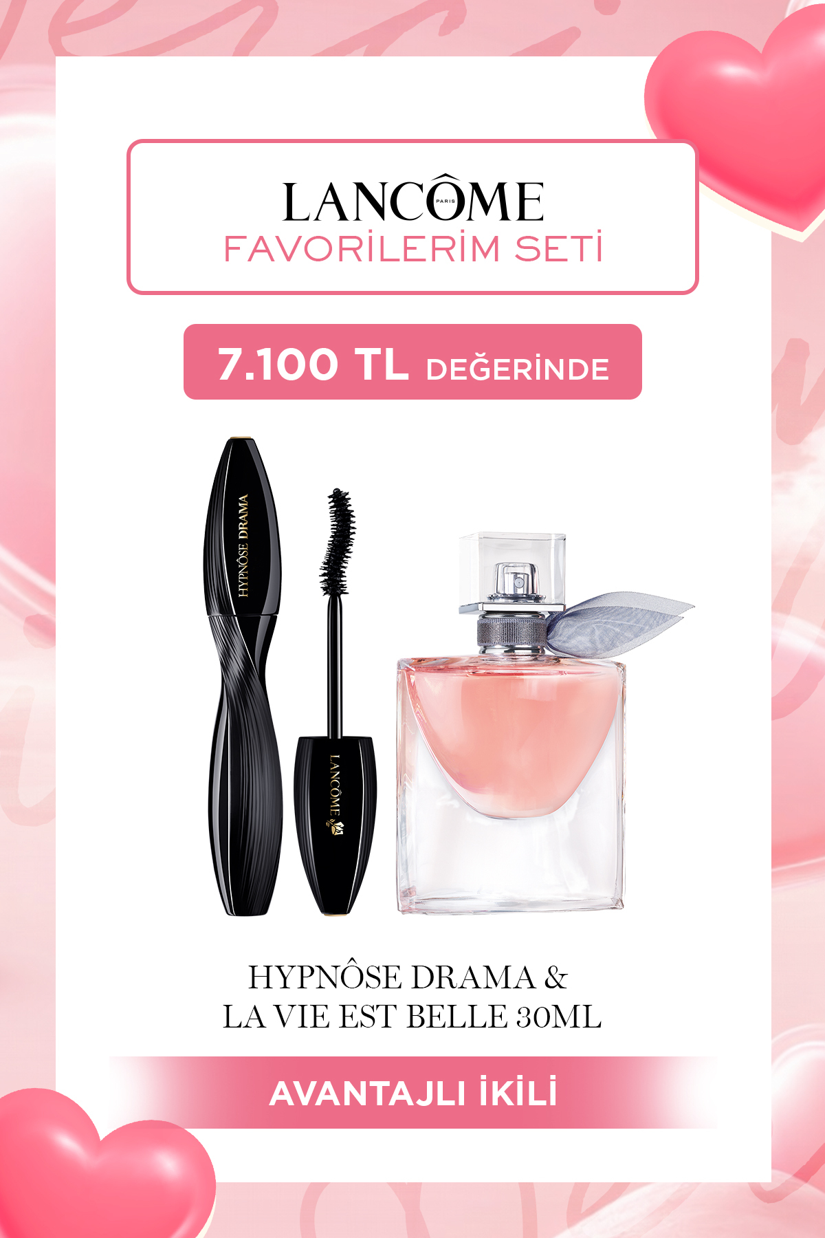 Lancome Favorilerim Seti: La Vie Est Belle & Hypnose Drama 7829999999190