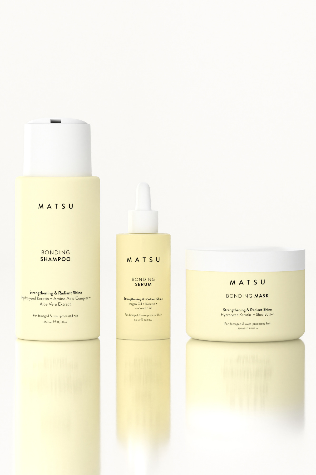 MATSU Bonding 3’lü Set | Bağ Yapılandırıcı Şampuan + Maske + Serum
