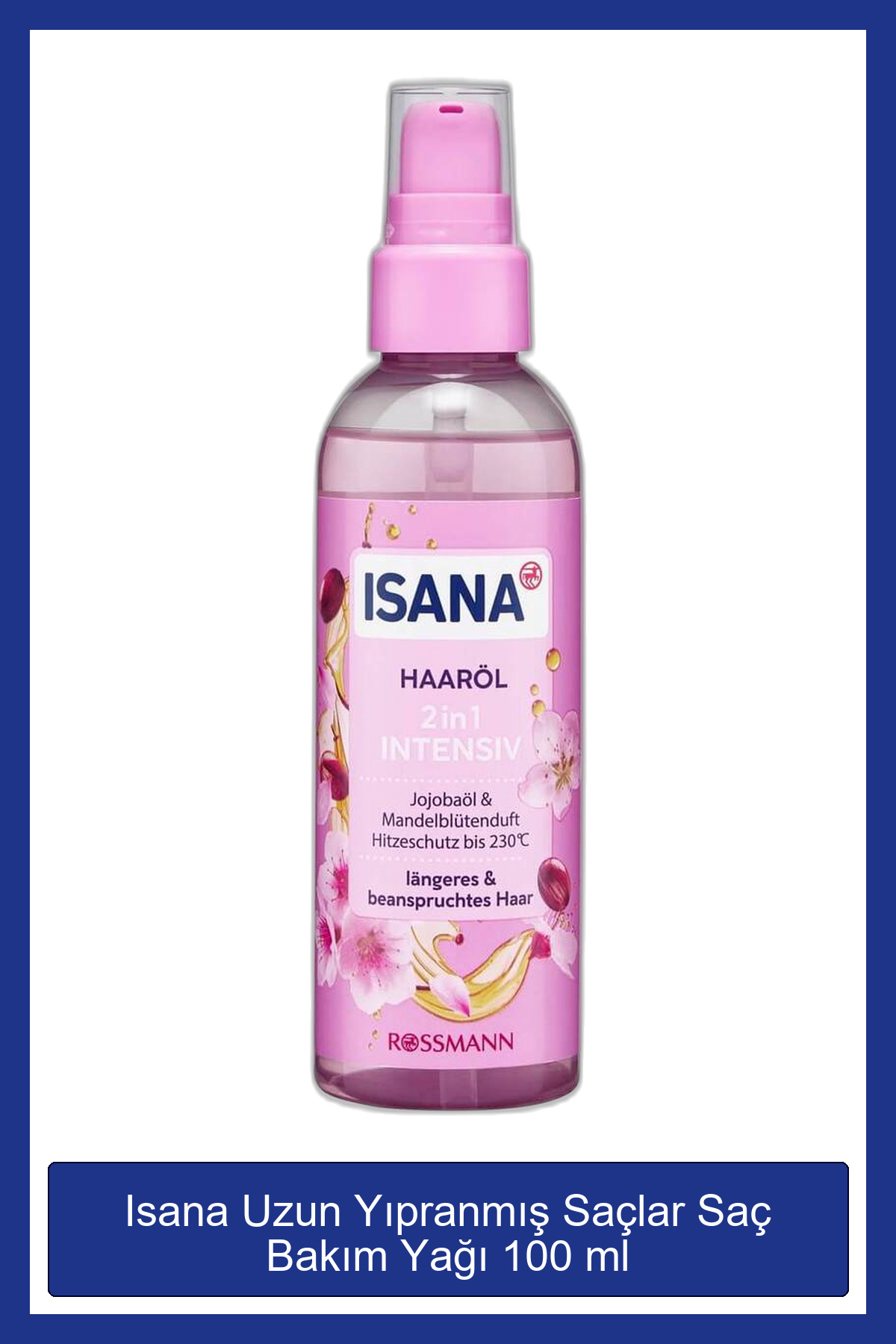 ISANA Uzun Yıpranmış Saçlar Saç Bakım Yağı 100 ml