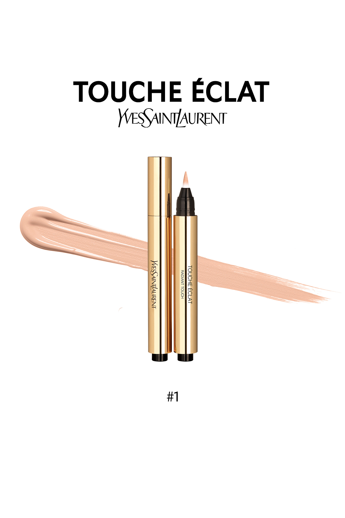 Yves Saint Laurent Touche Eclat Stylo 8 Saatlik Güzellik Uykusu Veren Aydınlatıcı 1 - Rose Radiance 3365440007017