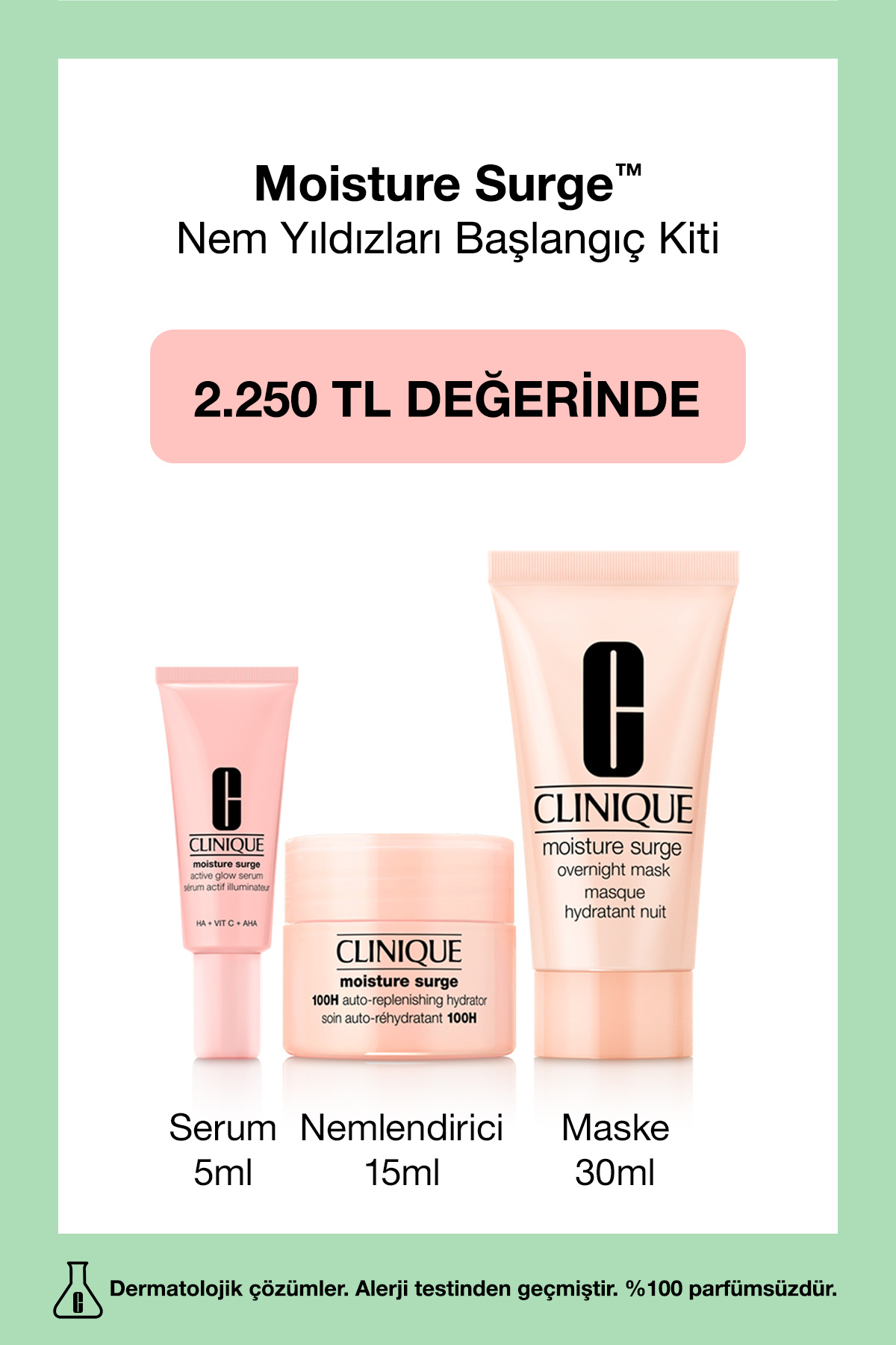 Clinique Moisture Surge™ Nem Yıldızları Başlangıç Kiti