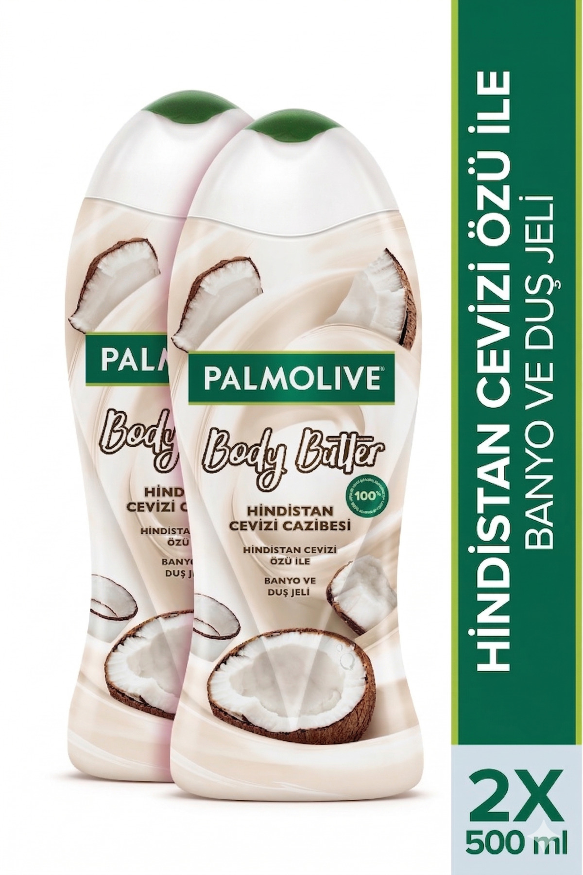 Palmolive Body Butter Hindistan Cevizi Cazibesi Banyo ve Duş Jeli 500 ml x 2 Adet