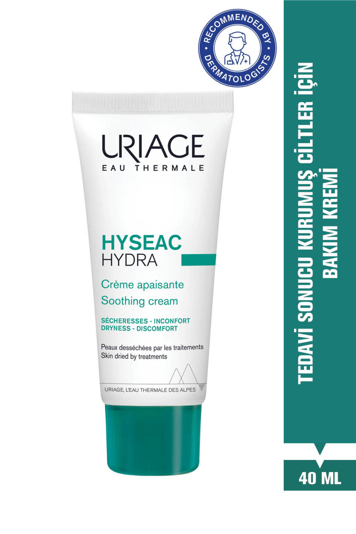 Uriage HYSEAC Hydra Kurutucu Tedavilerle Kurumuş Ciltler İçin Bakım Kremi 40 ml
