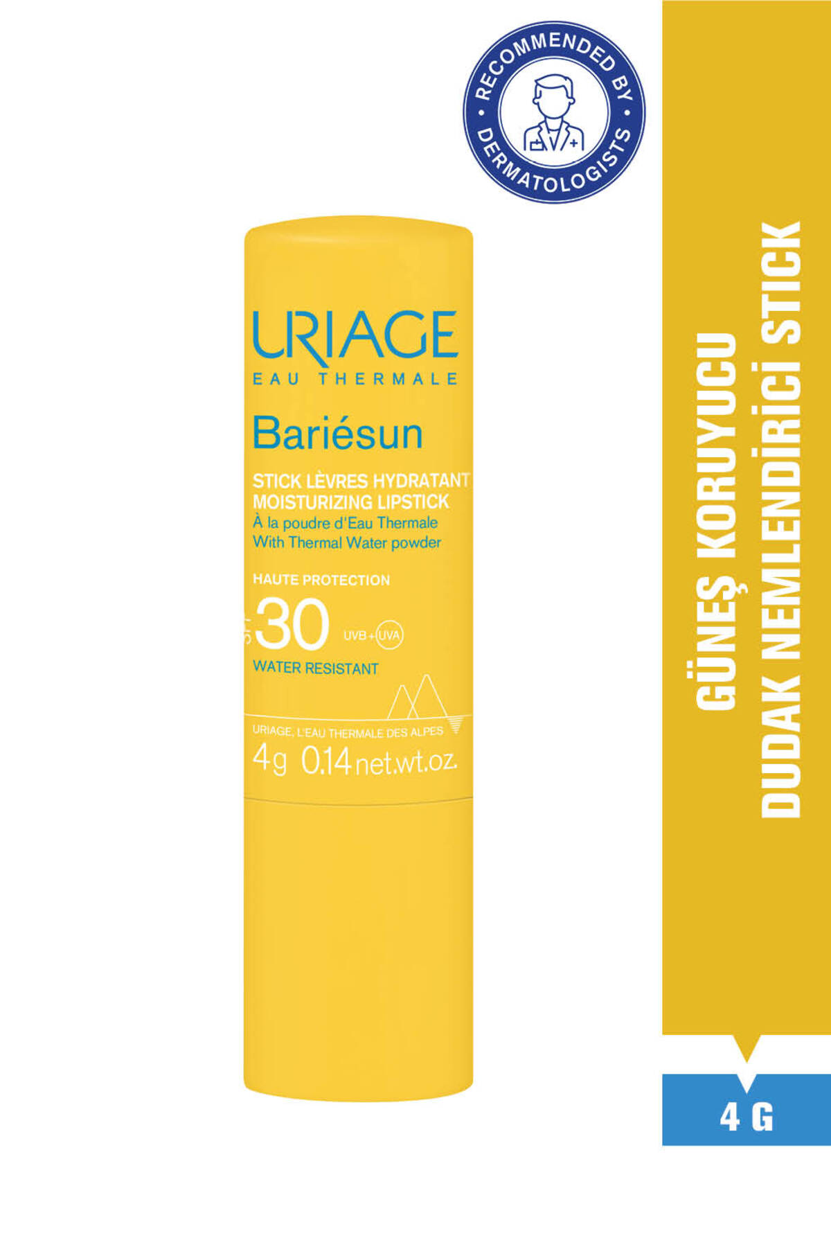 Uriage BARIESUN SPF30 Yüksek Koruma Faktörlü Dudak Koruyucu ve Nemlendirici Stick 4g
