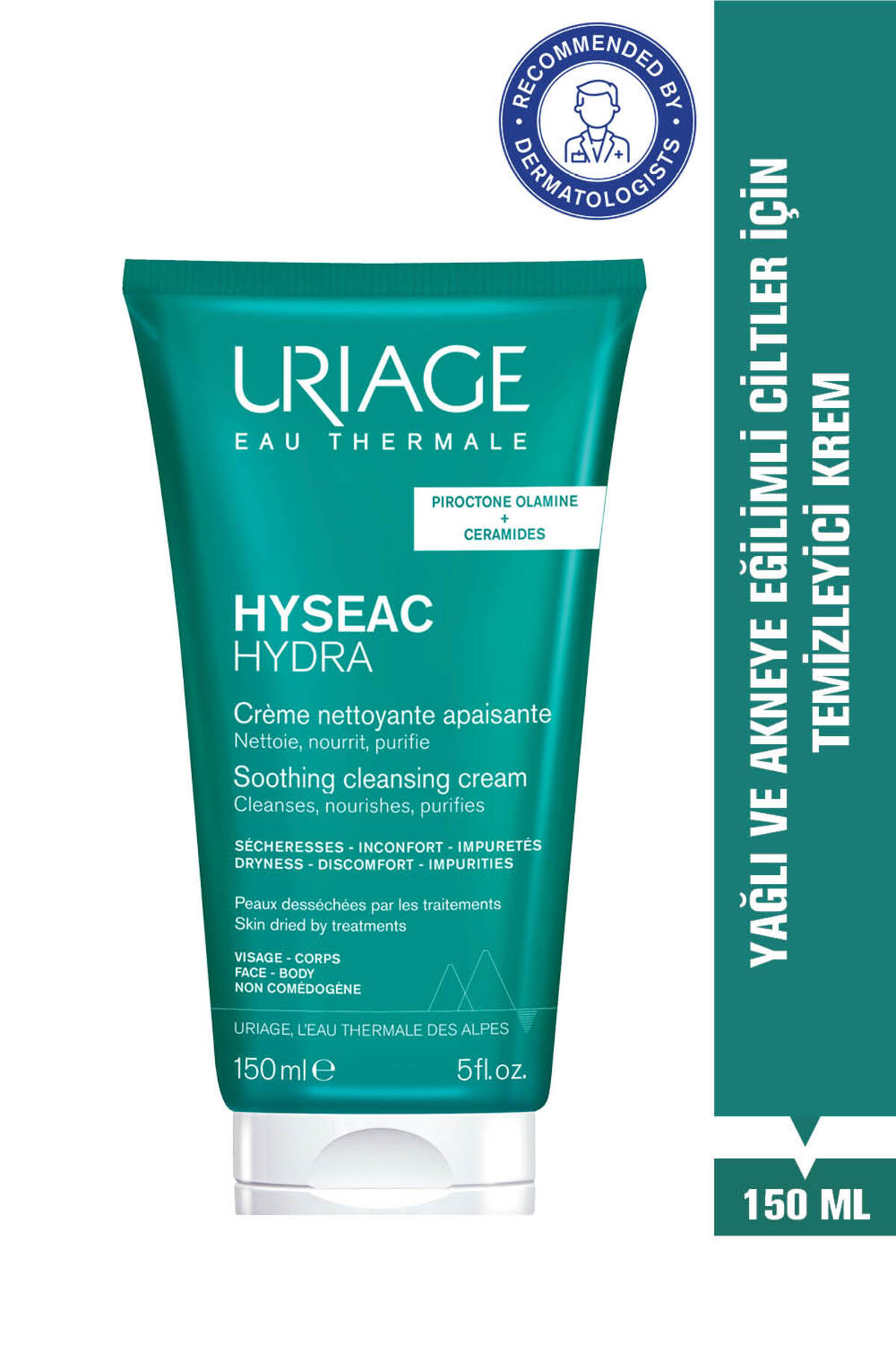Uriage HYSEAC Karma ve Yağlı Ciltler için Temizleyici Krem 150 ml