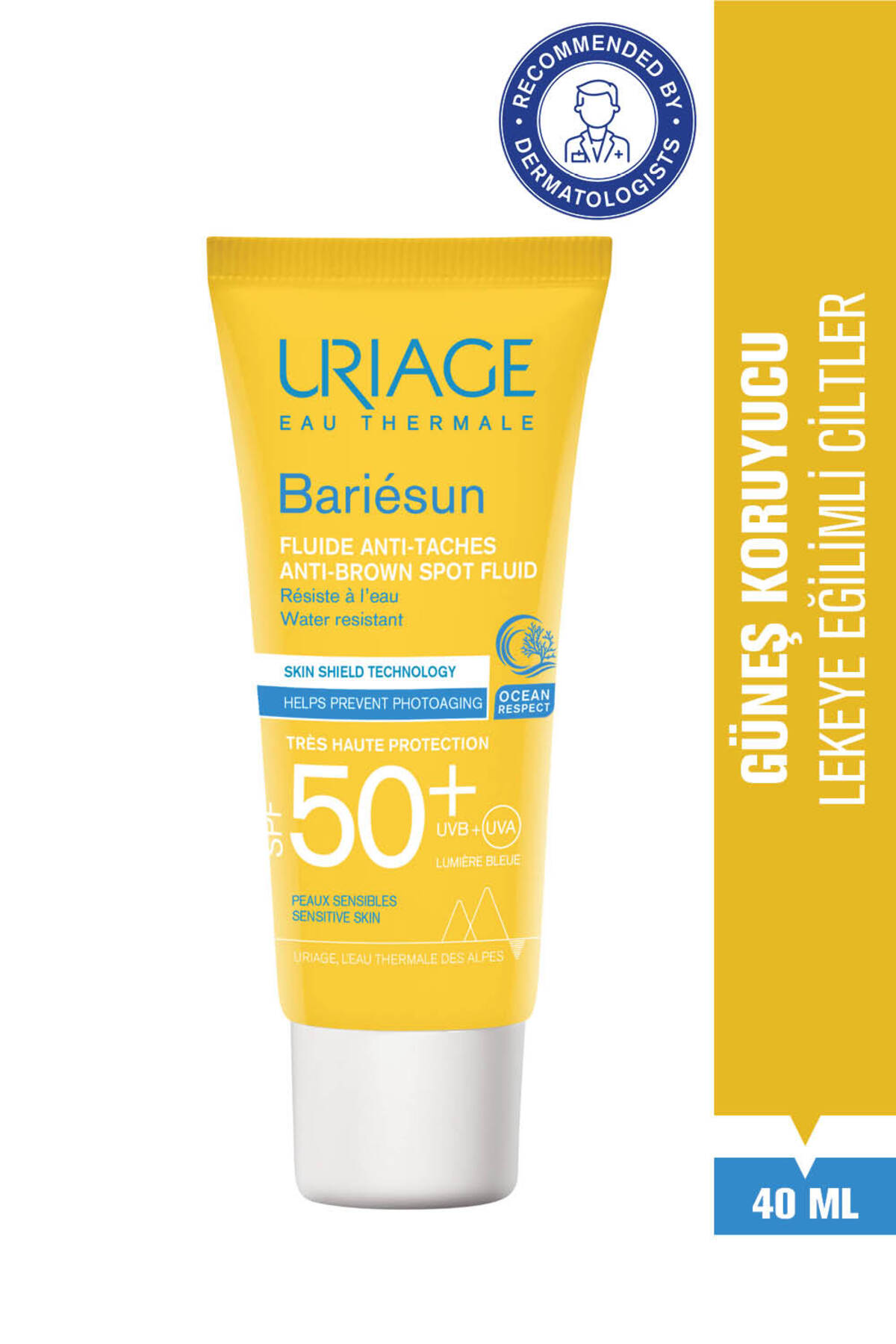Uriage BARIESUN SPF50+ Lekeye Eğilimli Ciltler İçin Fluid 40 ml