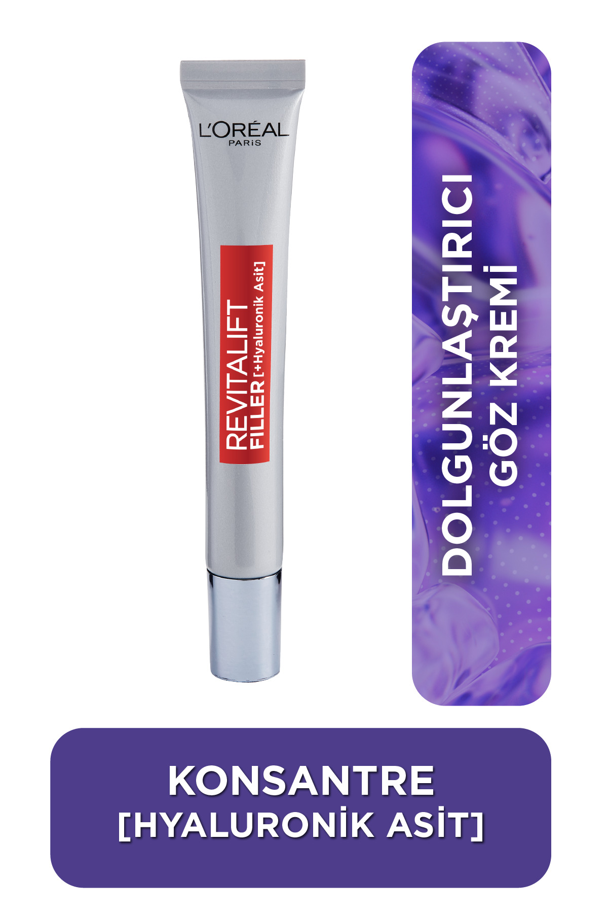 L'Oreal Paris L'Oréal Paris Revitalift Filler Dolgunlaştırıcı Yaşlanma Karşıtı Göz Bakım Kremi 15ml -Hyaluronik As