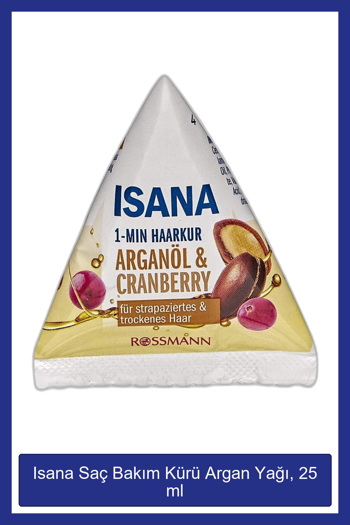 ISANA Saç Bakım Kürü Argan Yağı, 25 ml