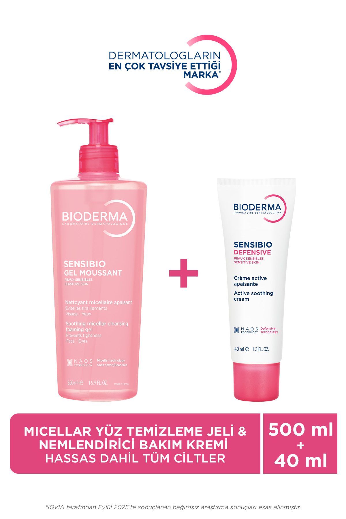 Bioderma Hassas ve Normal Ciltler Micellar Yüz Temizleme Jeli & Antioksidan Nemlendirici Bakım Kremi 2'li Set