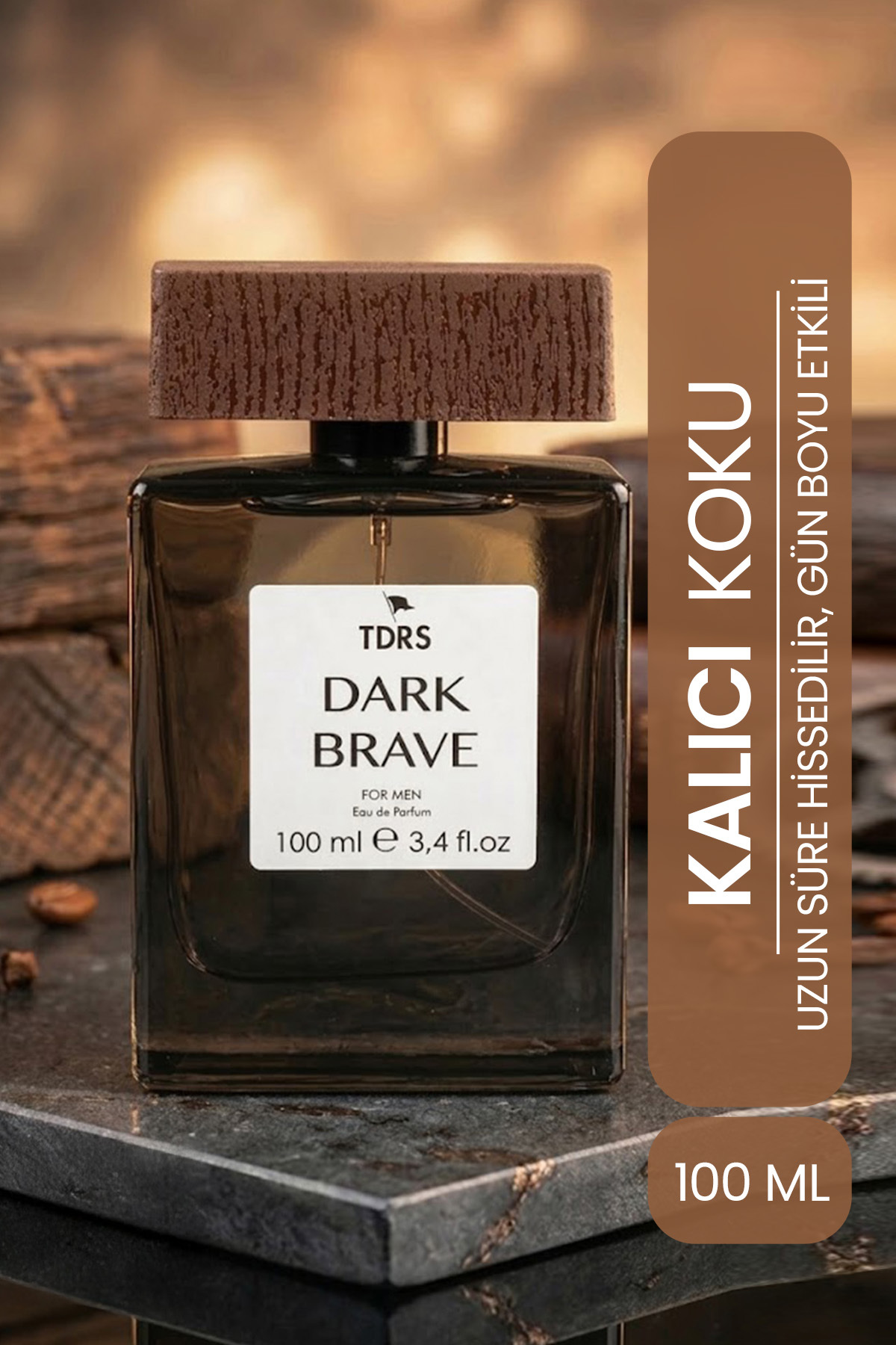 TDRS Dark Brave Tarçın Özel Seri Uzun Süre Kalıcı 100 ml Edp Erkek Parfüm