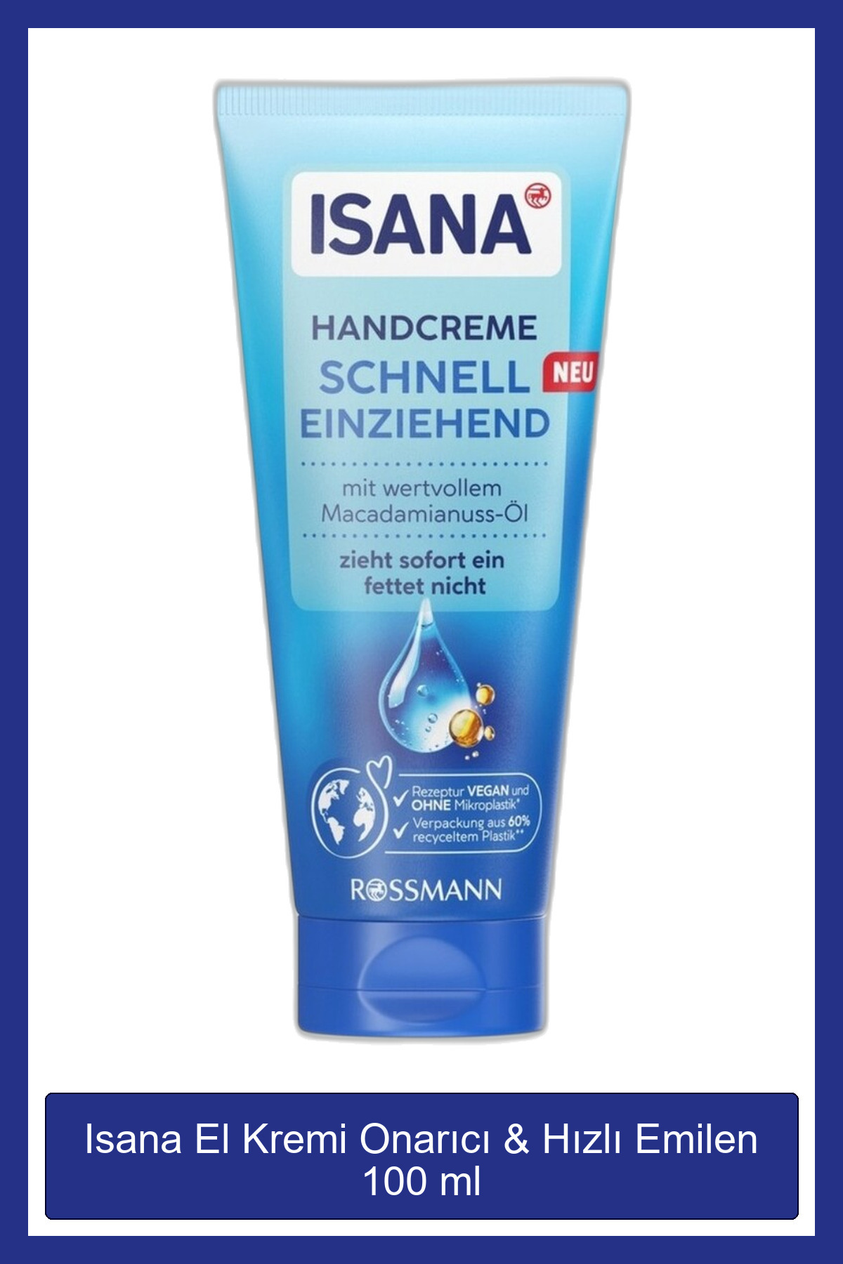 ISANA El Kremi Onarıcı & Hızlı Emilen 100 ml