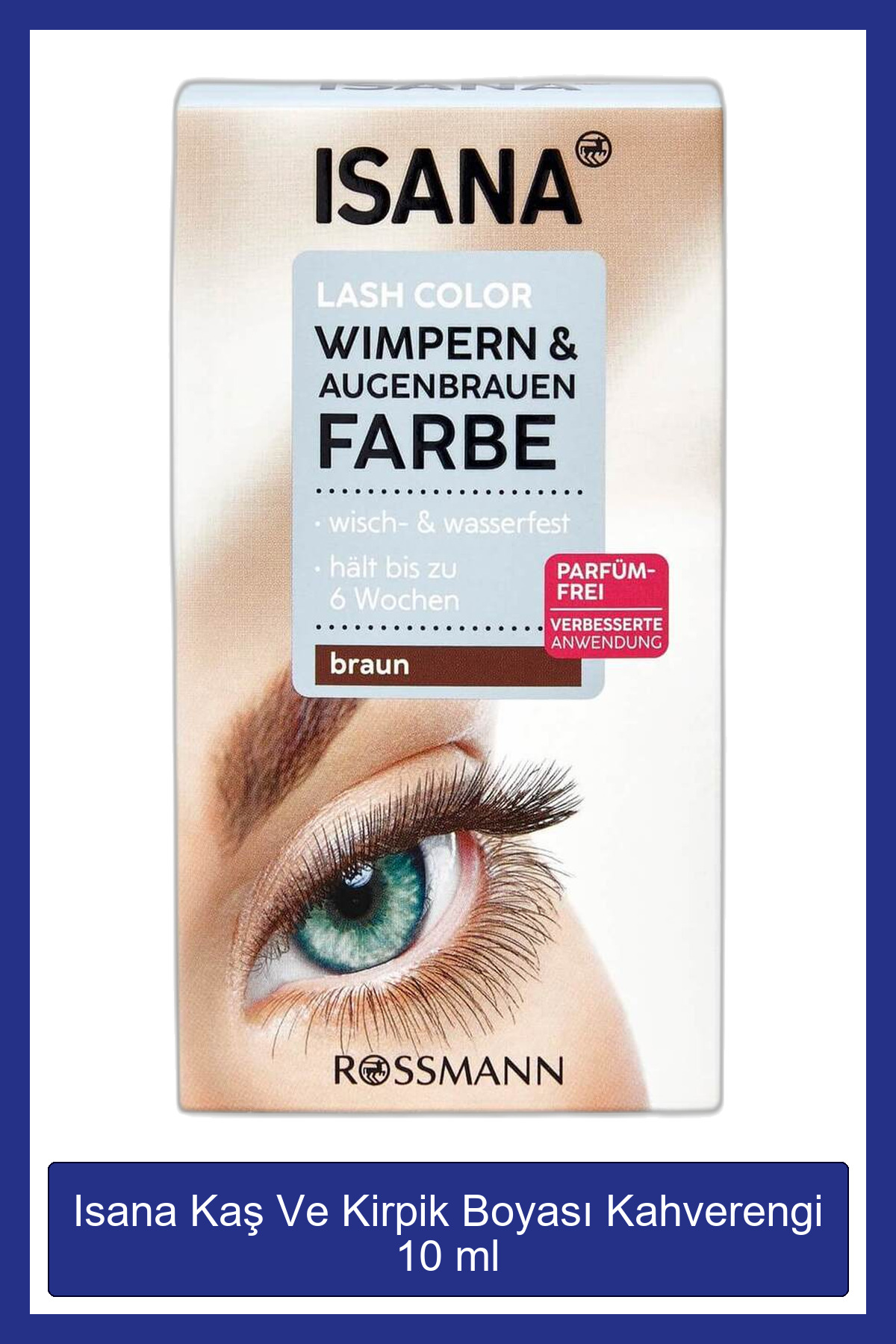 ISANA Kaş Ve Kirpik Boyası Kahverengi 10 ml