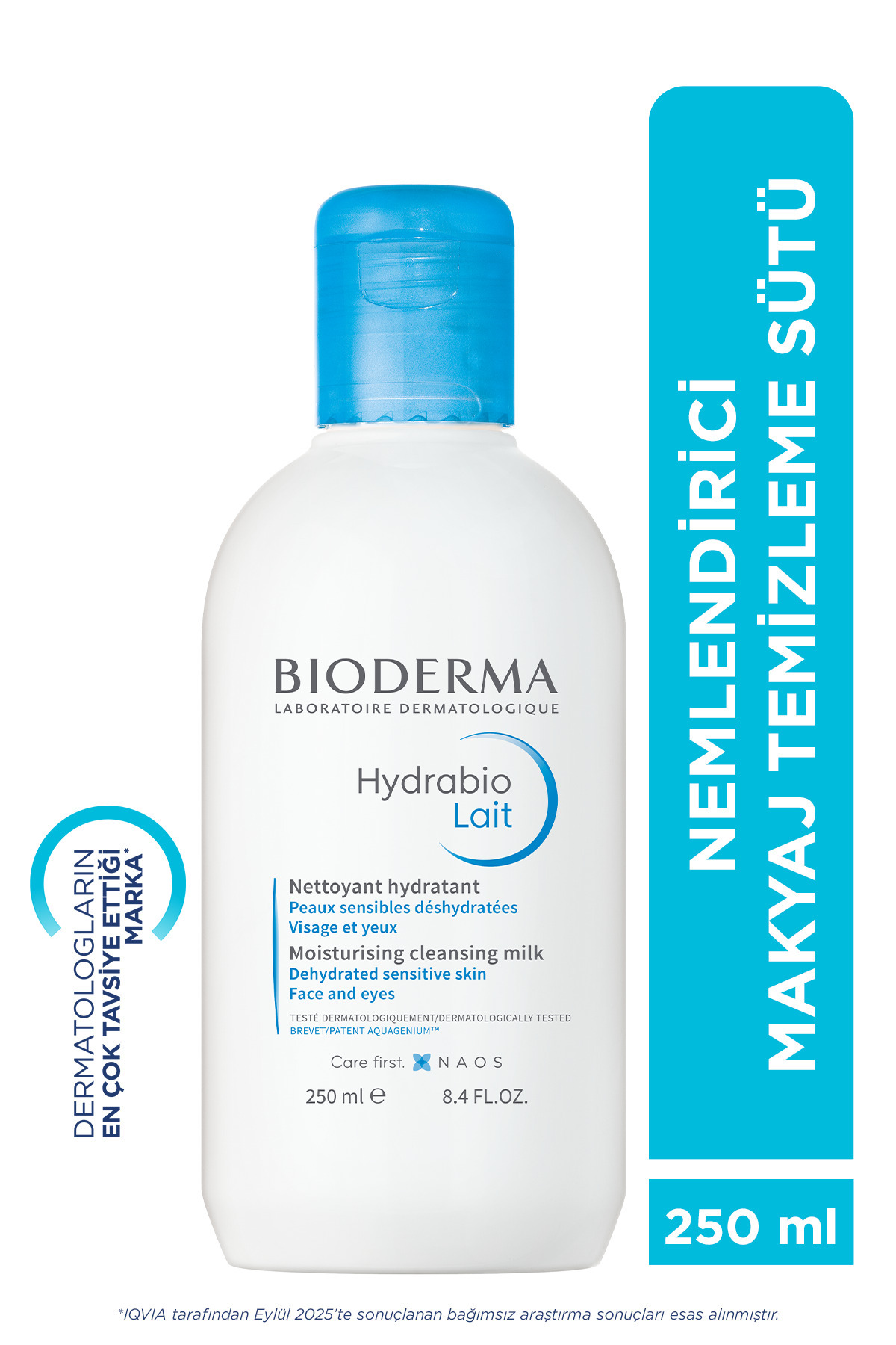 Bioderma Hydrabio Milky Cleanser Nemlendirici ve Besleyici Makyaj Temizleme Sütü 250 ML
