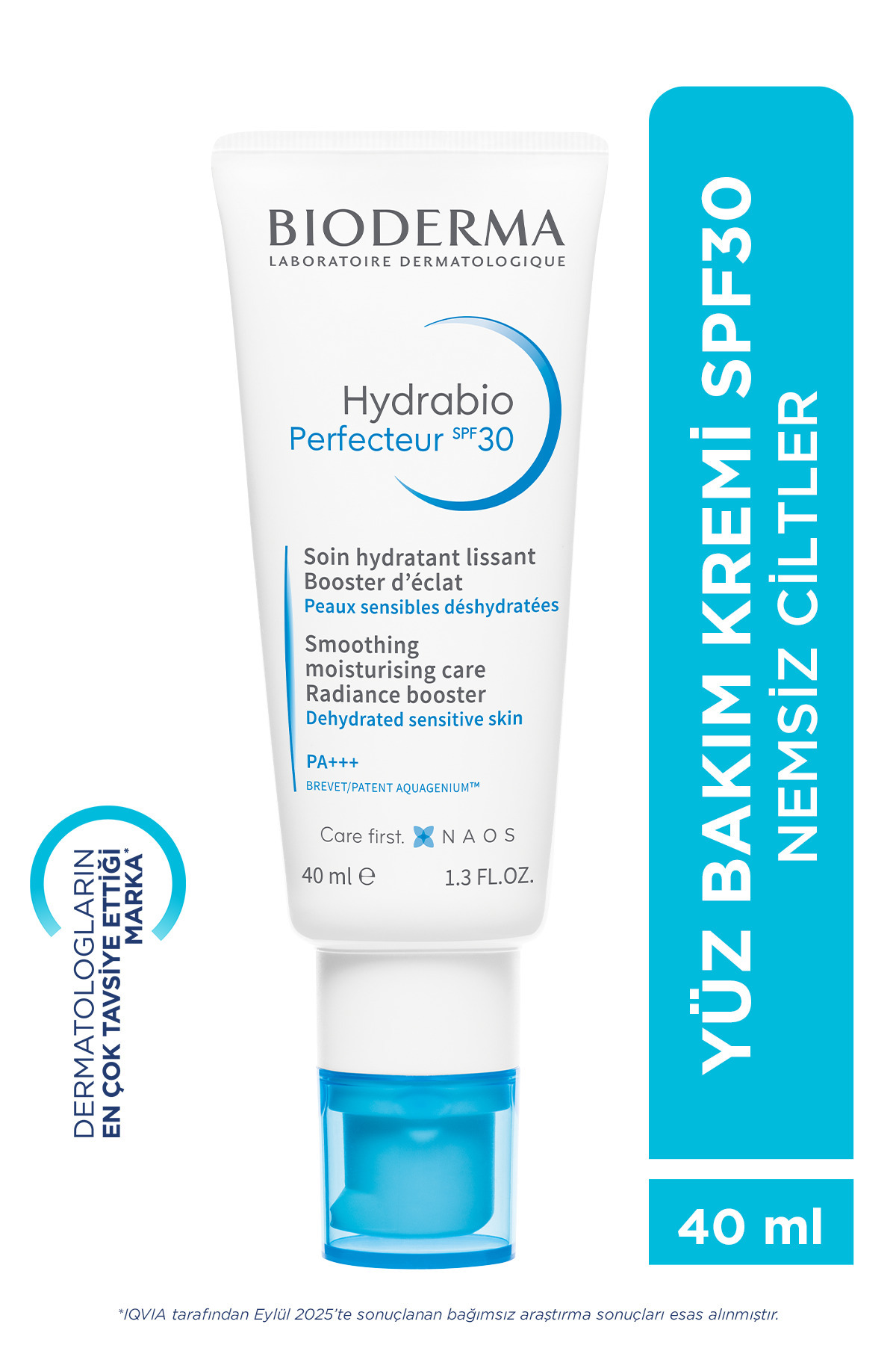 Bioderma Hydrabio Perfecteur Işıltı Veren SPF30 Güneş Koruyuculu Nemlendirici Yüz Kremi Niasinamid 40 ml