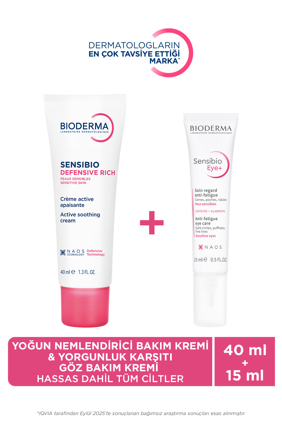 Bioderma Hassas ve Kuru Cilt Antioksidan Yoğun Nemlendirici Krem & Yorgunluk Karşıtı Göz Bakım Kremi