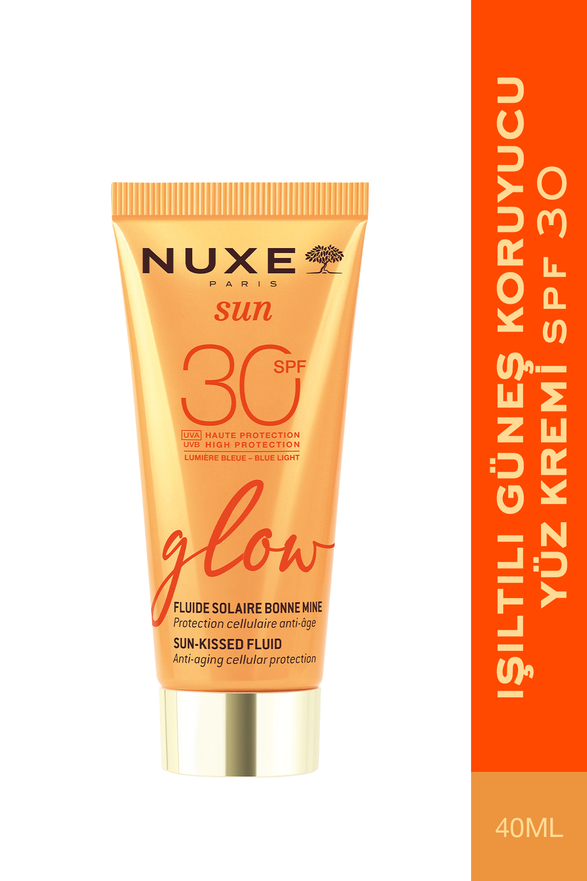 Nuxe Işıltılı Güneş Koruyucu Yüz Kremi SPF 30 40 ML