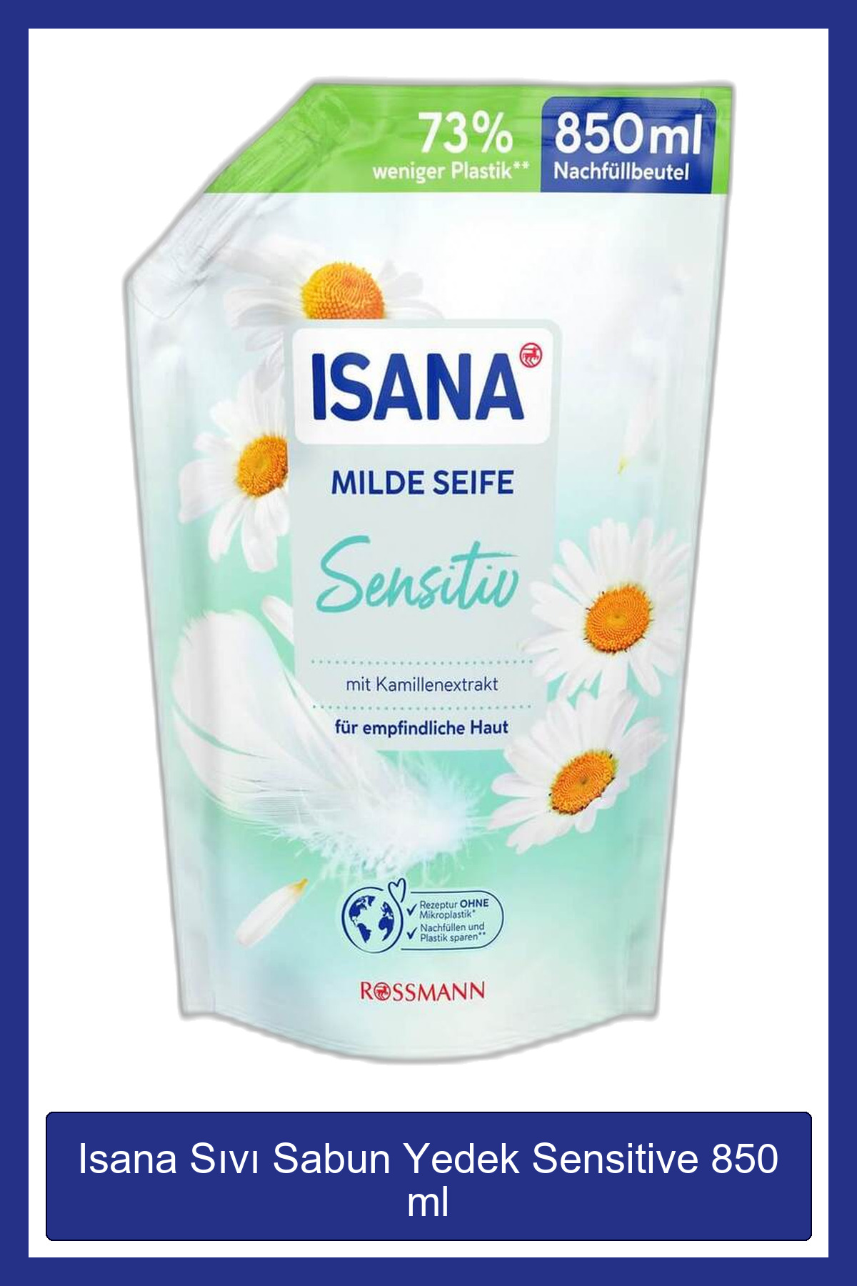 ISANA Sıvı Sabun Yedek Sensitive 850 ml