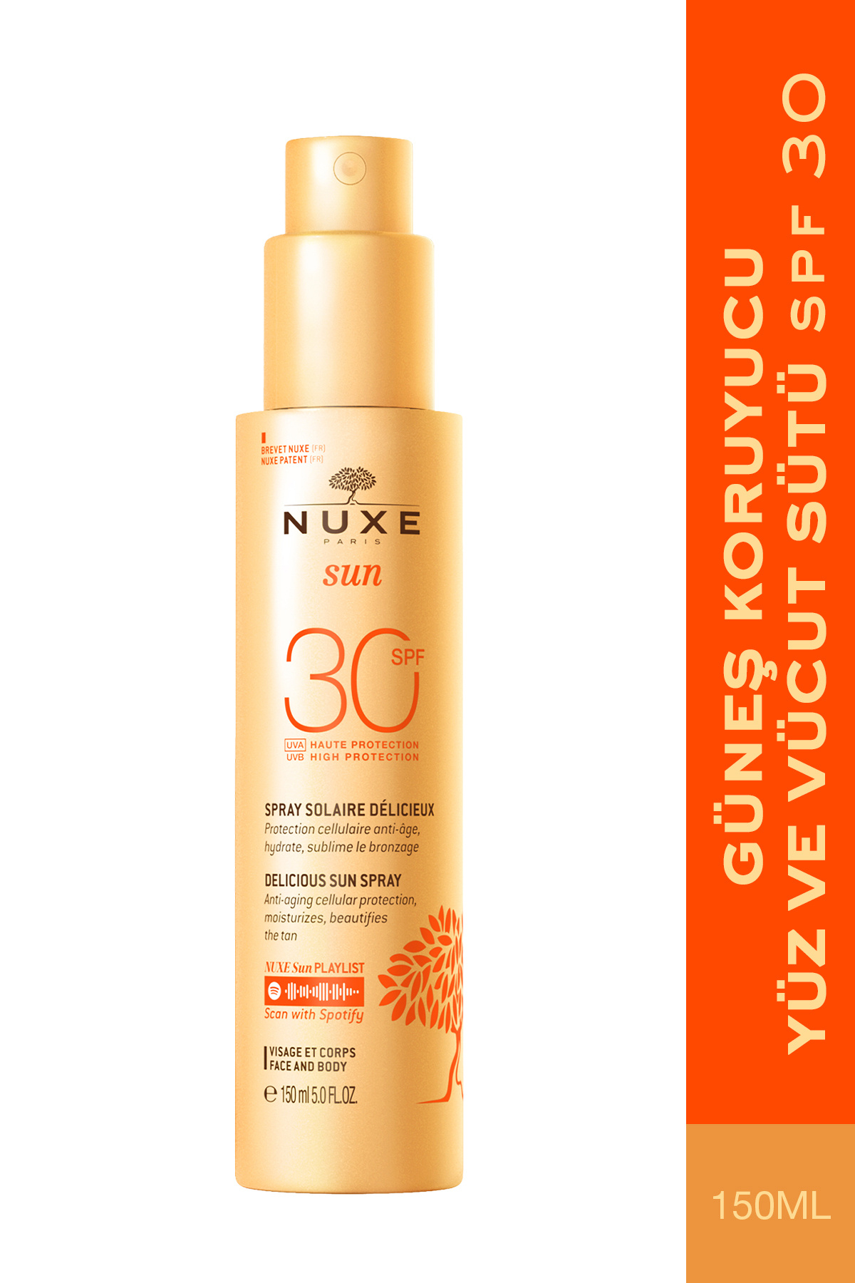 Nuxe Güneş Koruyucu Yüz ve Vücut Sütü SPF 30 150 ML
