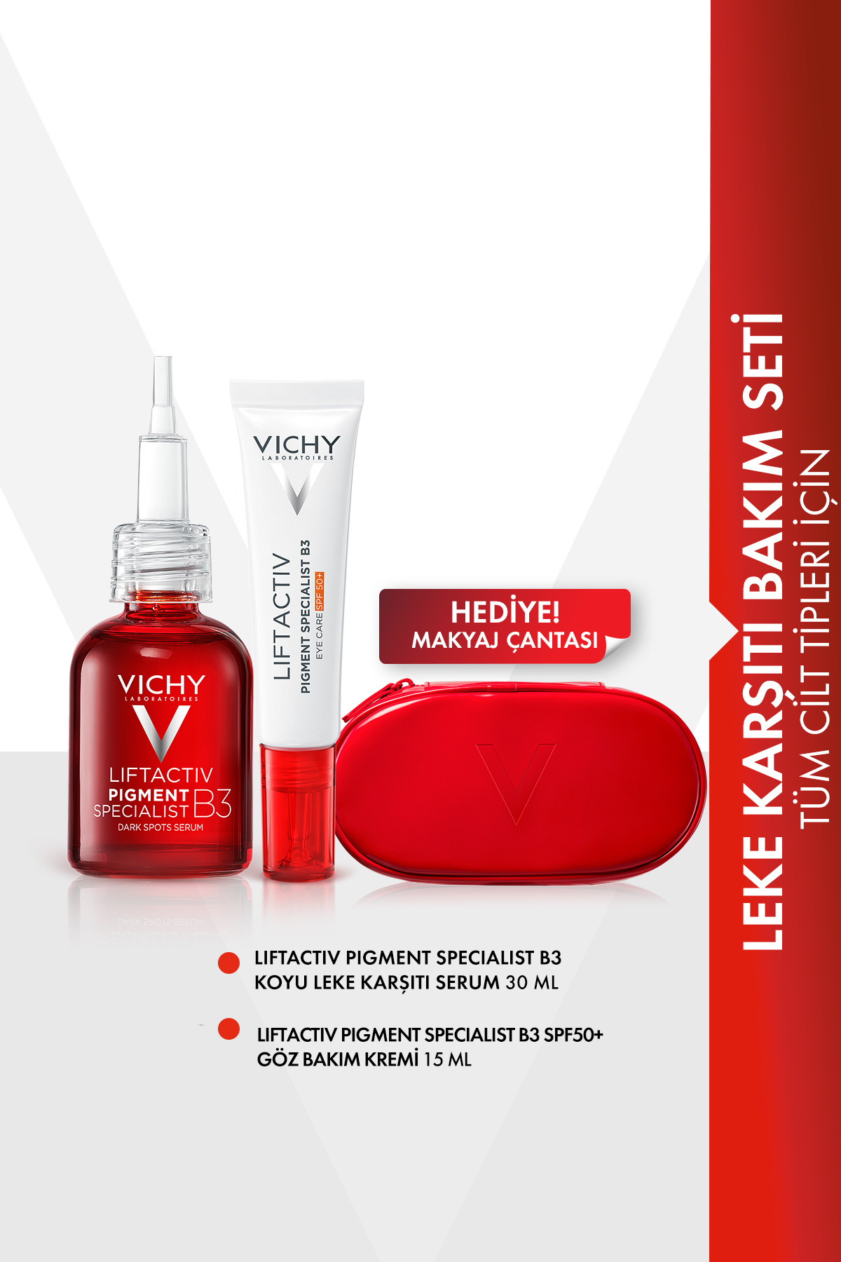 Vichy Tüm Cilt Tipleri için Leke Karşıtı Bakım Seti