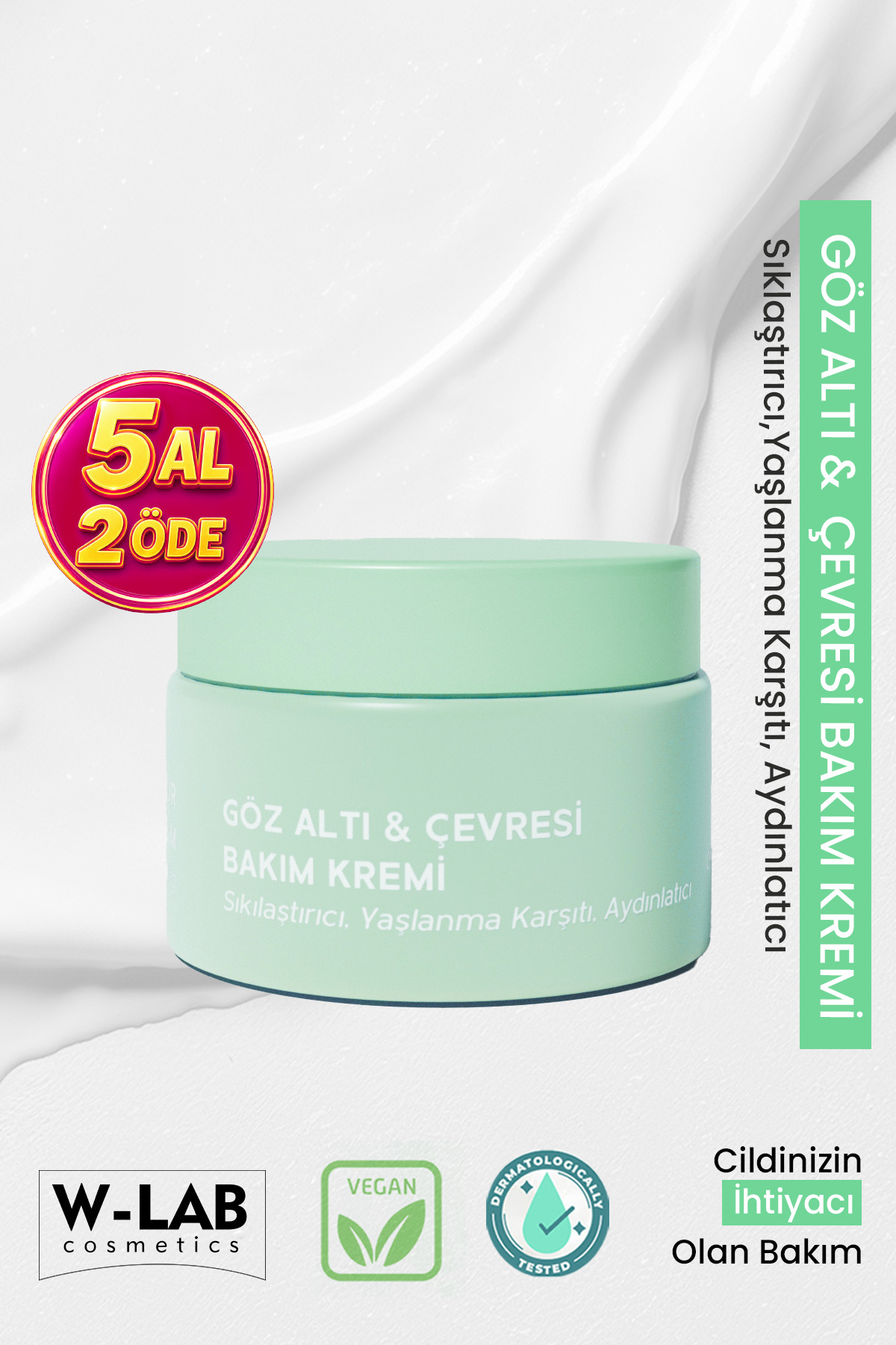 W-Lab Cosmetics Göz Altı ve Çevresi Bakım Kremi 50 ML