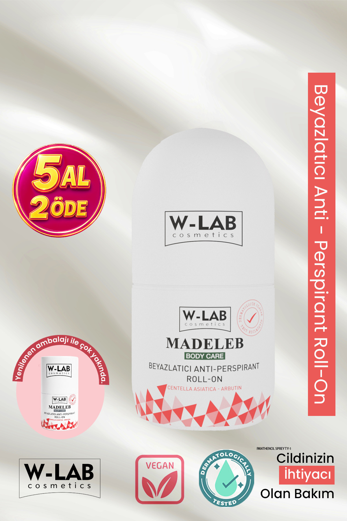 W-Lab Cosmetics Madeleb Roll On 50 ml