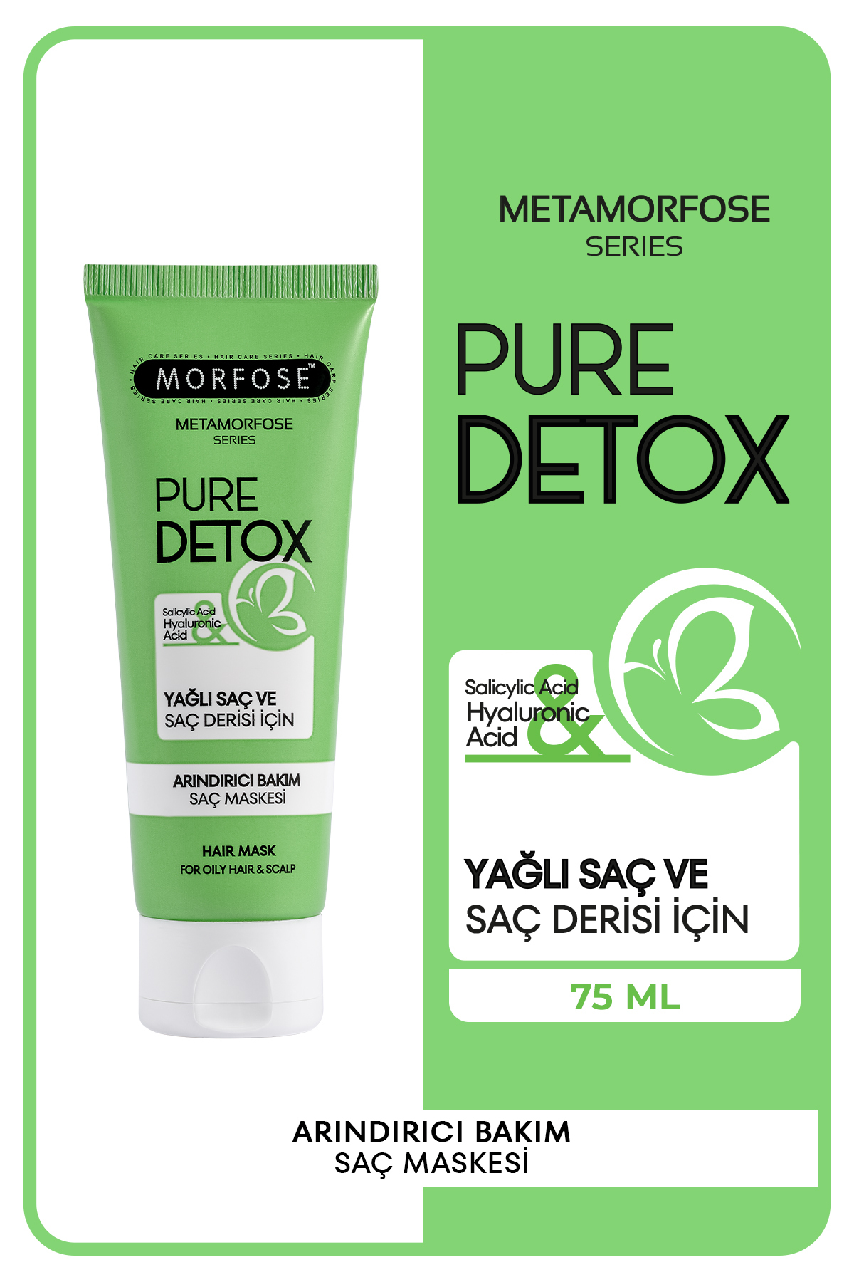 Morfose MetaMorfose Arındırıcı Bakım Saç Maskesi 75 ML
