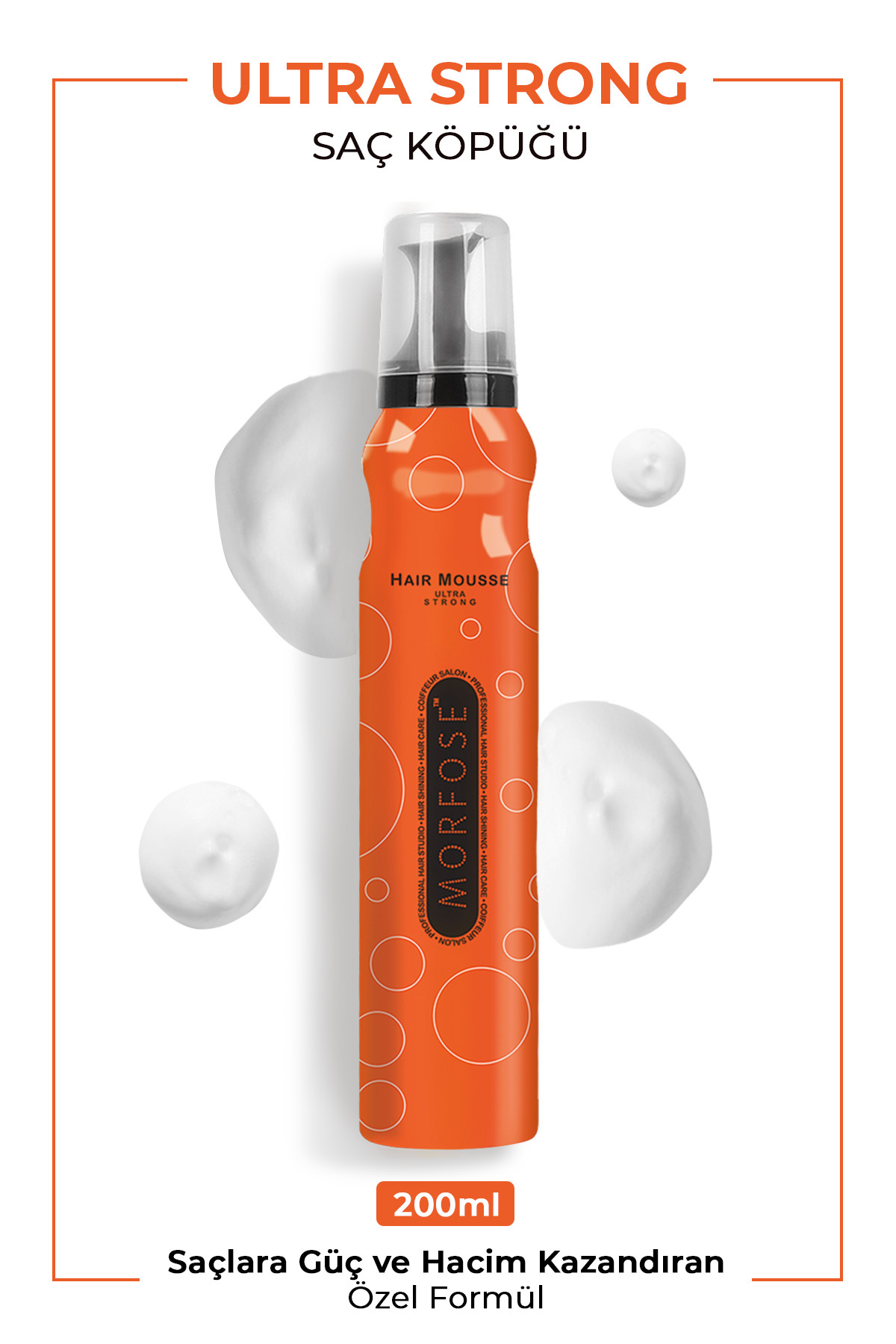 Morfose Ultra Strong Saç Köpüğü 200 ml
