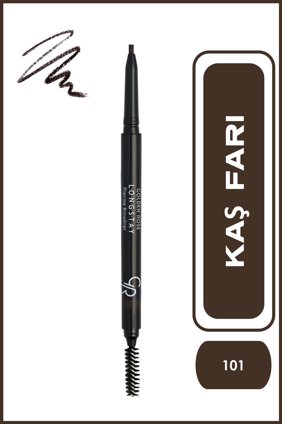 Golden Rose Longstay Precise Browliner No: 101 - Asansörlü Suya Dayanıklı Kaş Kalemi
