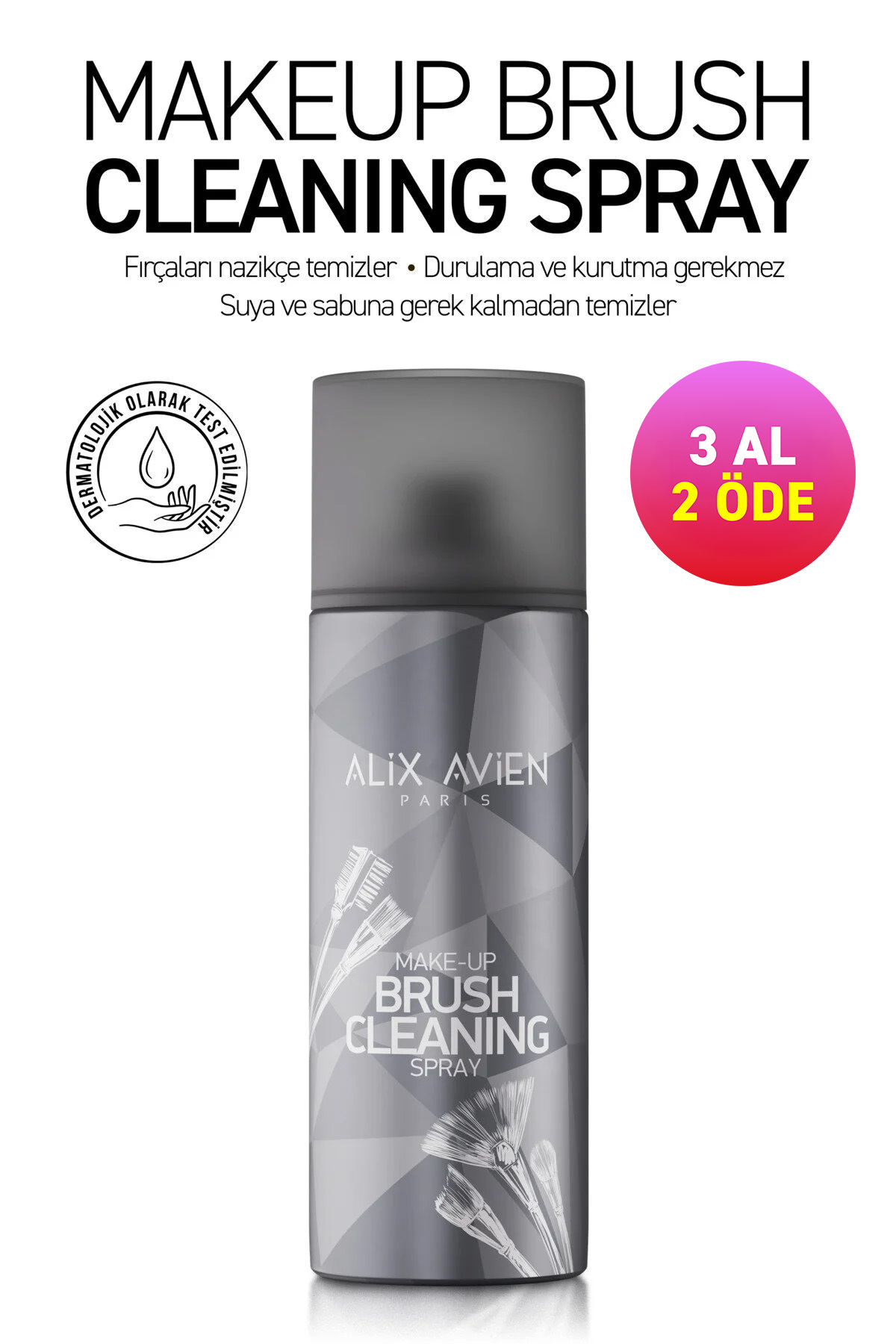Alix Avien Makyaj Fırçası Temizleme Spreyi - Make Up Brush Cleaning Spray