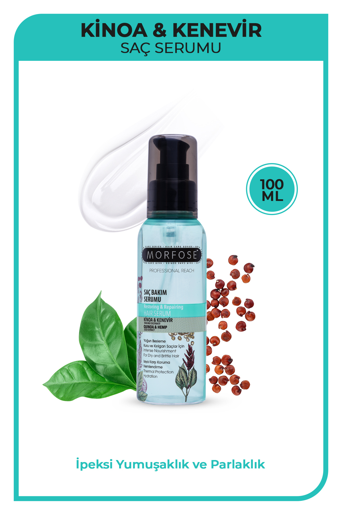 Morfose Kinoa Saç Serumu 100 ml - Yoğun Besleme