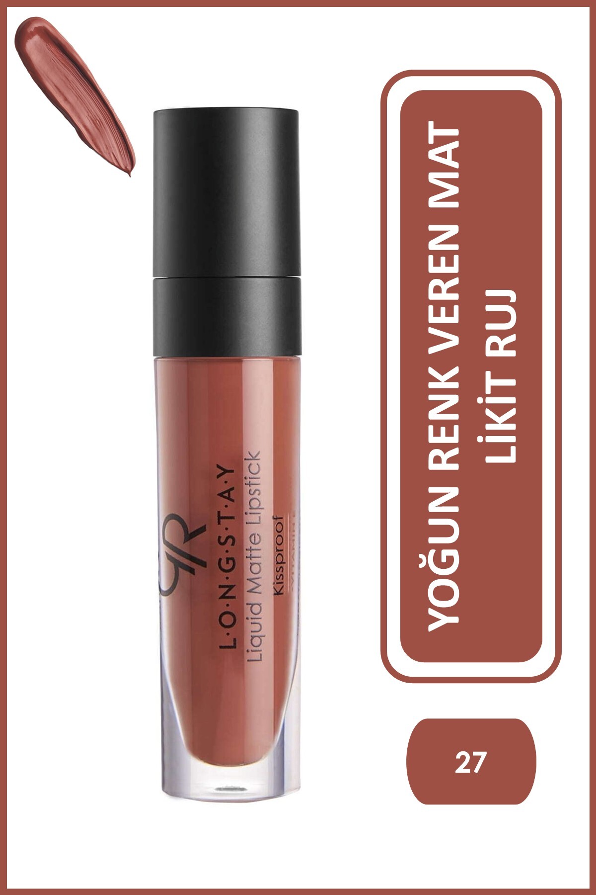 Golden Rose LONGSTAY LIGUID MATTE LİPSTİCK 27-