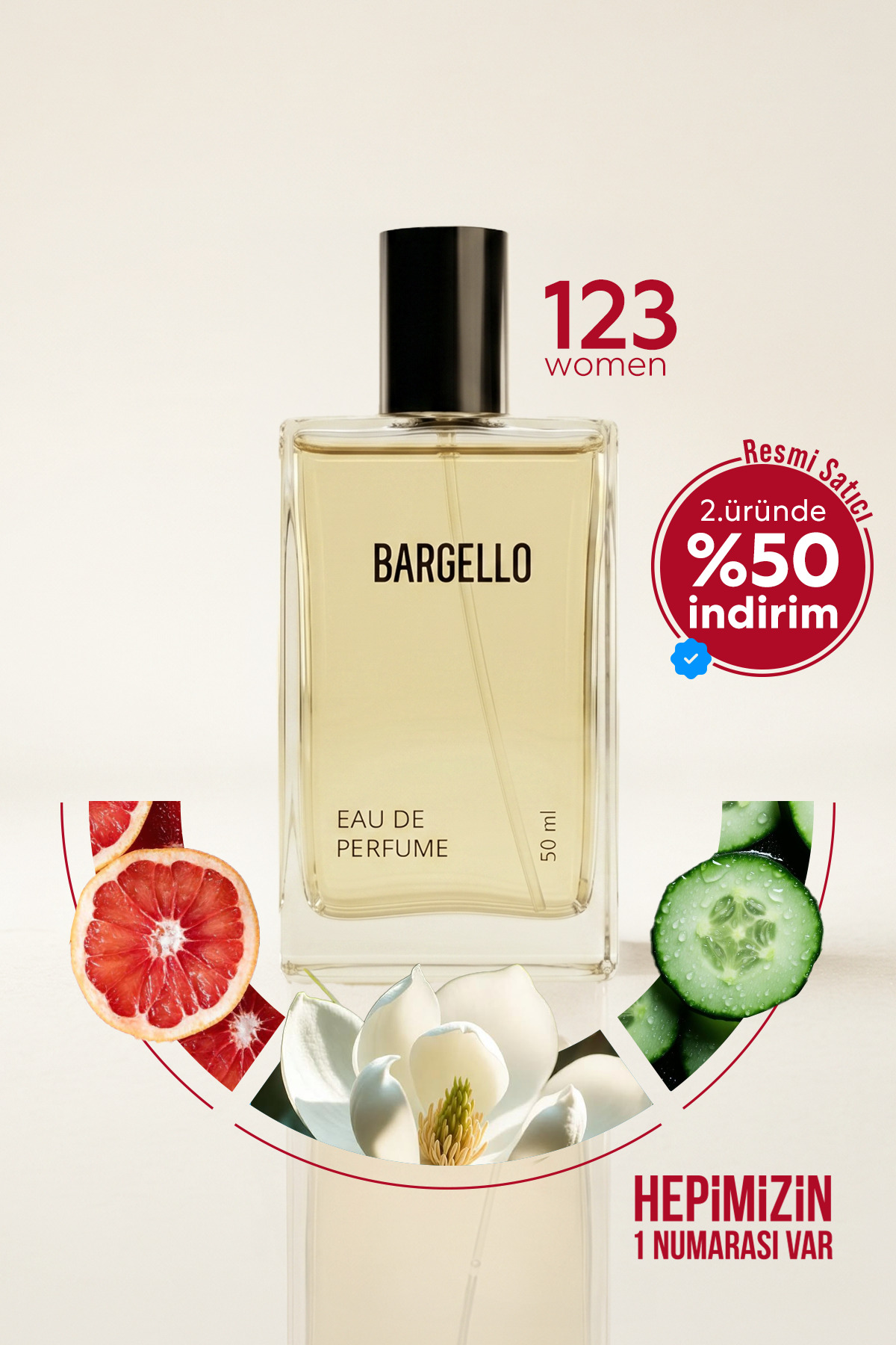 Bargello 123 Kadın 50 ml Parfüm Edp Floral