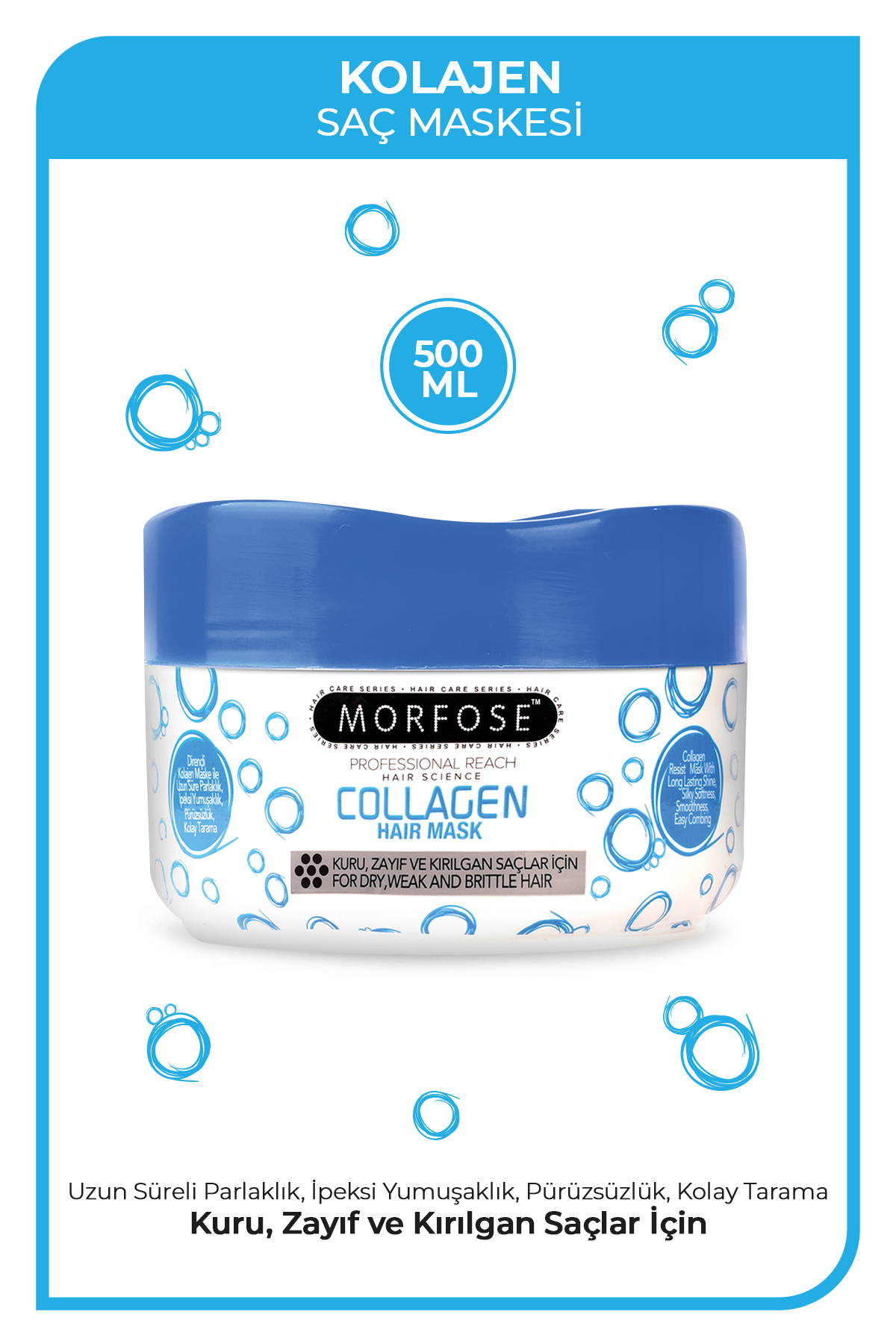 Morfose Saç Maskesi Kolajen 500 ml