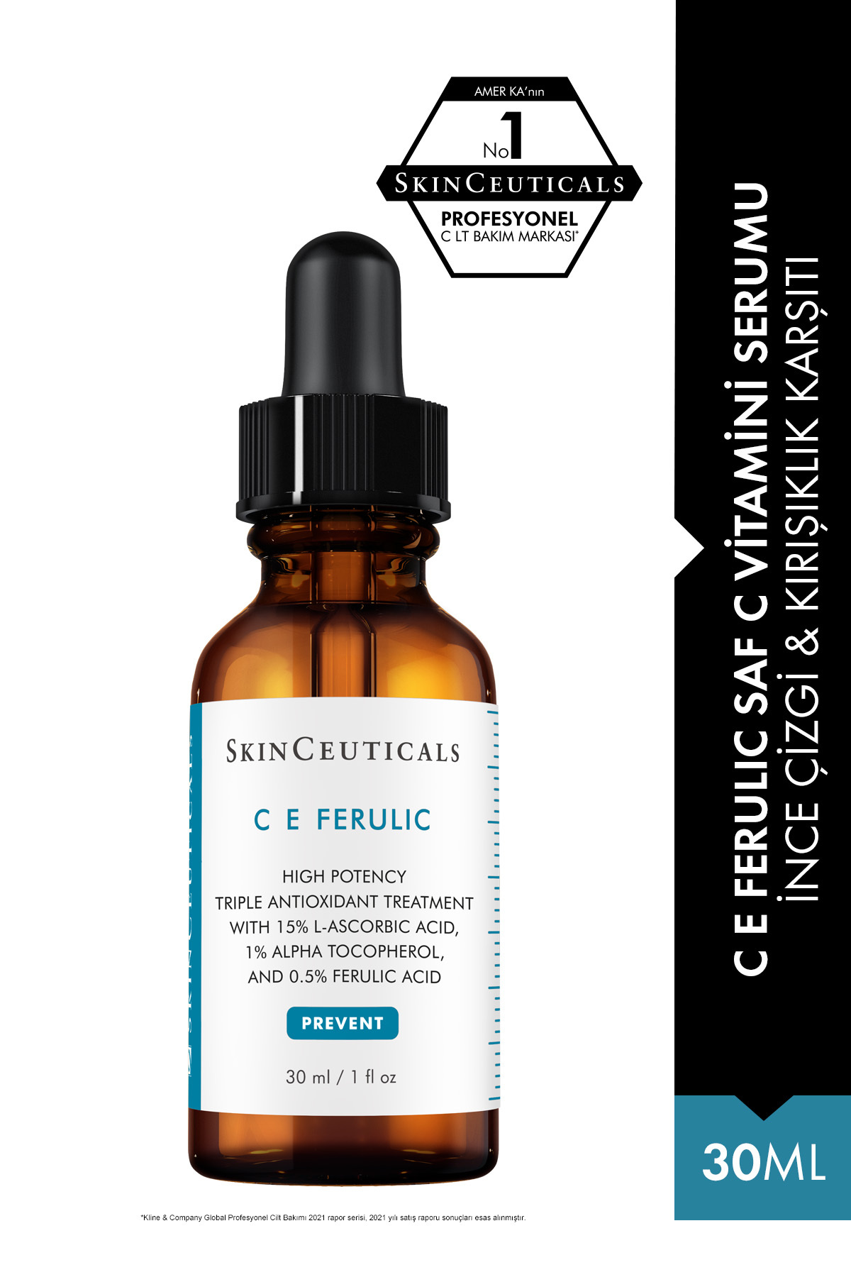 SkinCeuticals C E Ferulic İnce Çizgi & Kırışıklı Karşıtı Saf C Vitamini Serumu 30ml