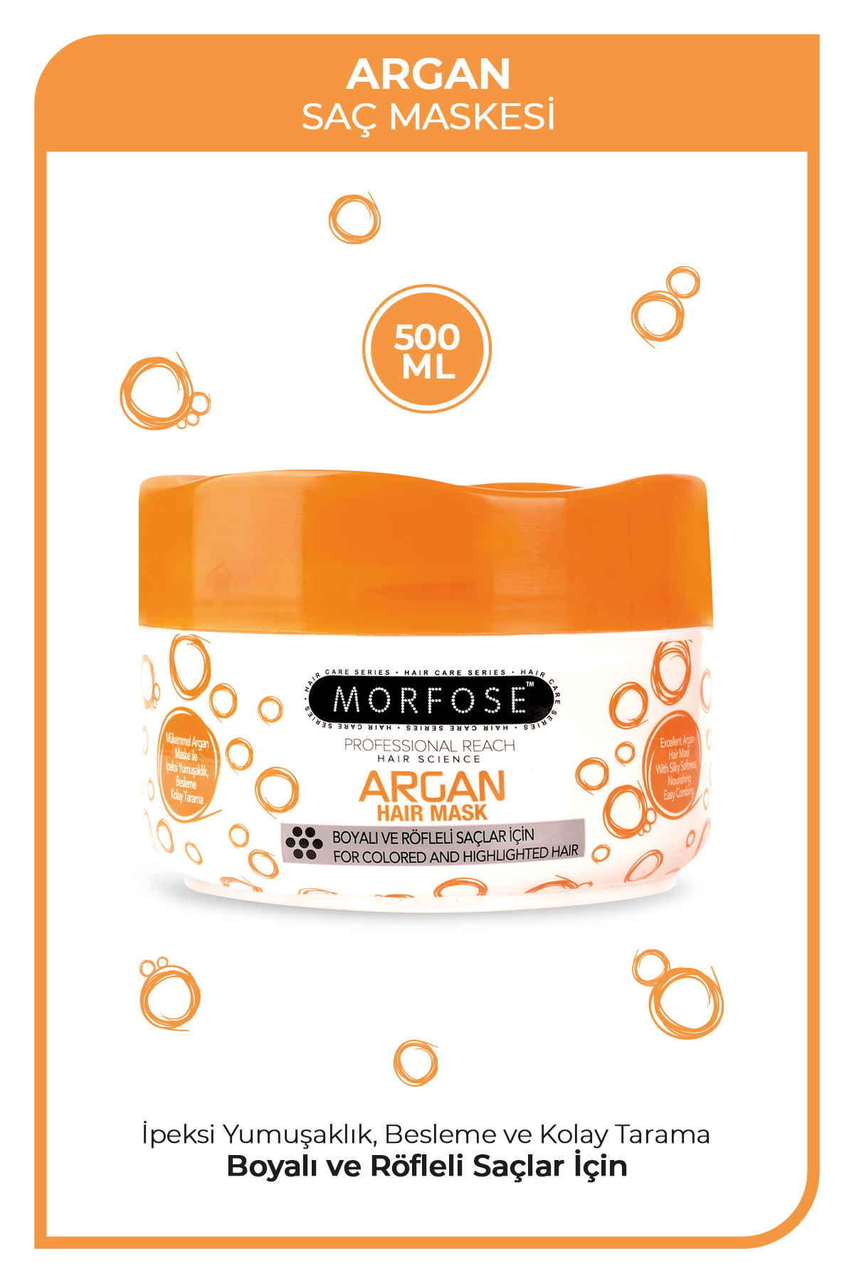 Morfose Argan Saç Maskesi 500 ml