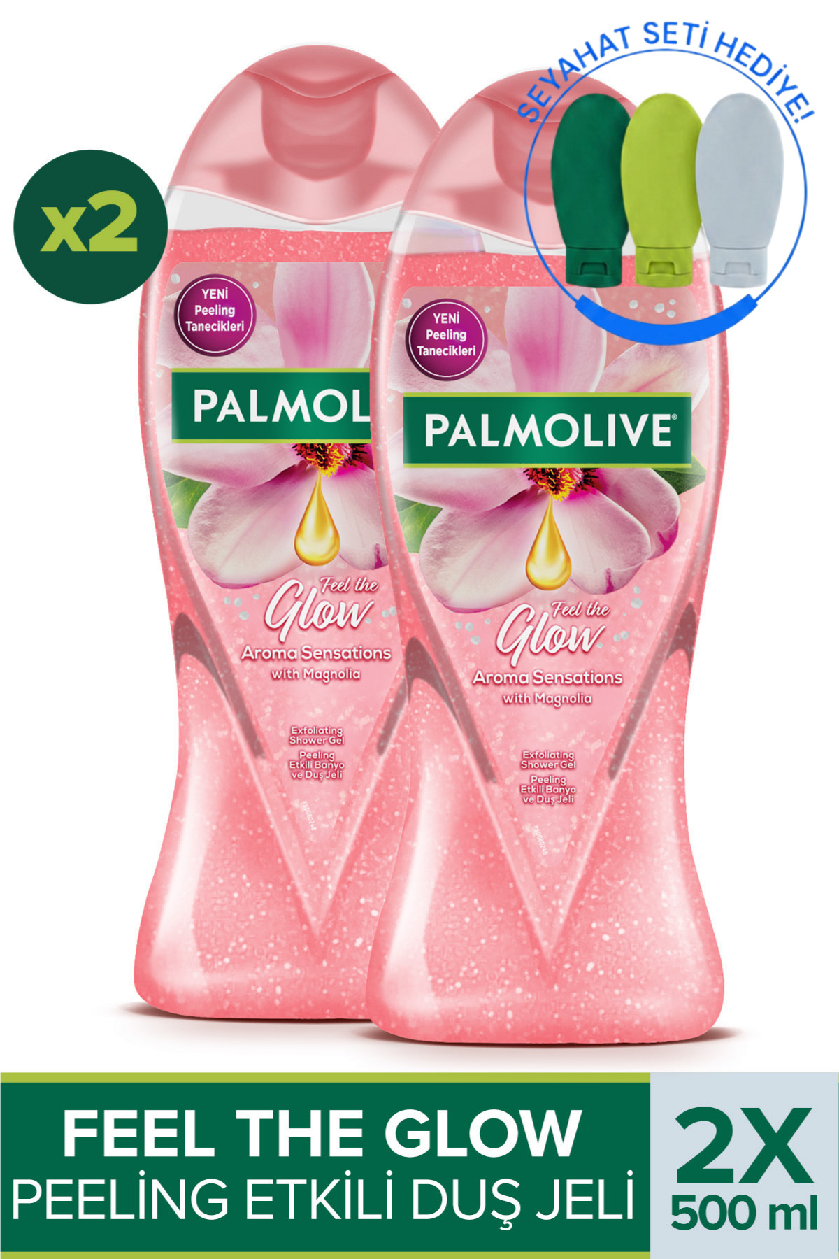 Palmolive Aroma Sensations Feel The Glow Banyo Ve Duş Jeli 500 ml X 2 Adet