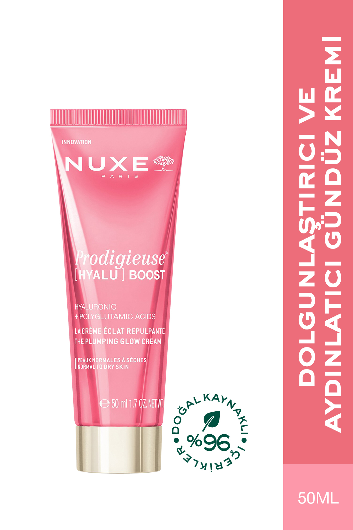 Nuxe HYALU BOOST Dolgunlaştırıcı ve Aydınlatıcı Gündüz Kremi 50 ML