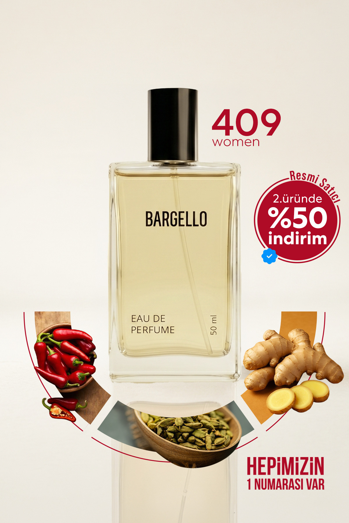 Bargello 409 Kadın 50 ml Parfüm Edp Orıental