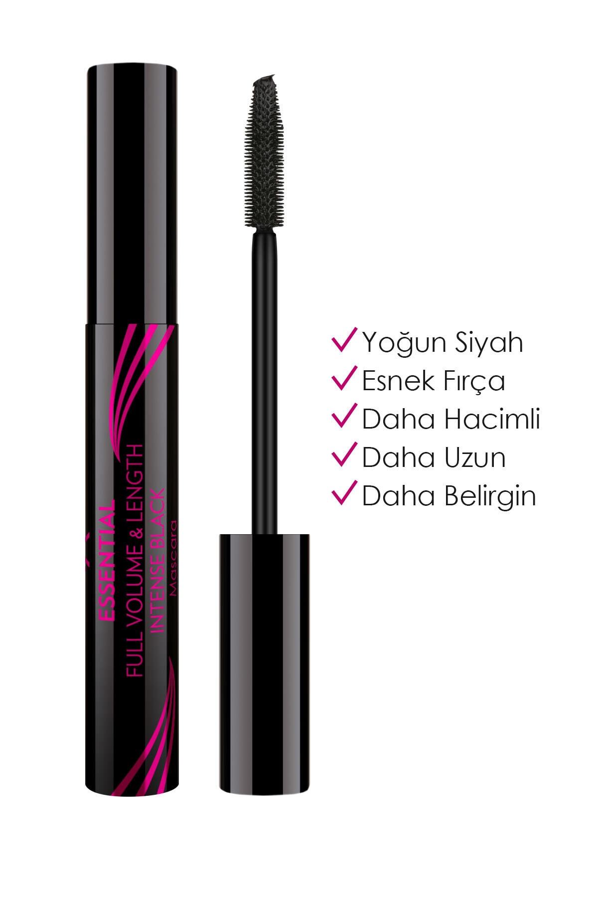 Golden Rose Essential Full Volume&lenght Mascara - Intense Black - Hacim Veren Maskara