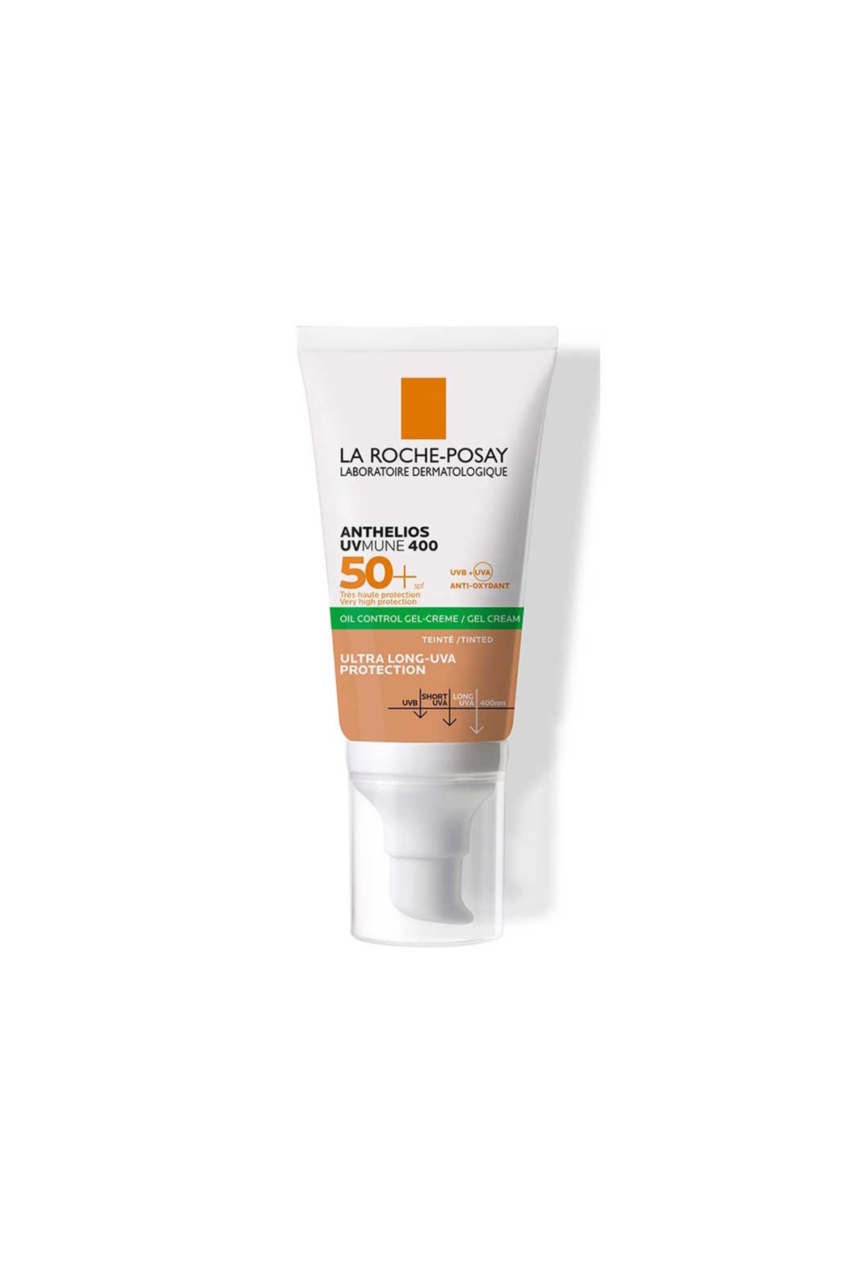 La Roche Posay Anthelios SPF50 Dry Touch Parfümsüz Güneşe Toleranssız Ciltler İçin Jel Güneş Kremi Renkli 50ml