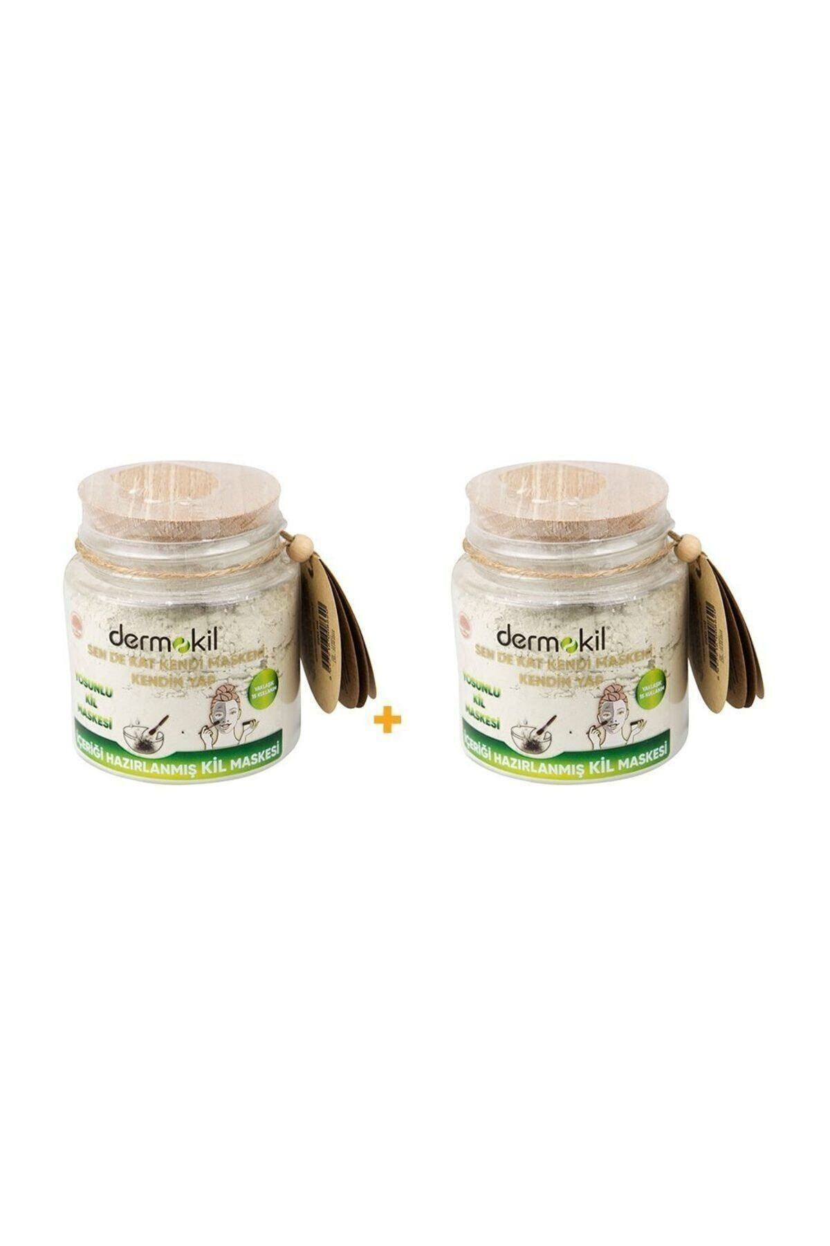 Dermokil Sende Kat Kendi Maskeni Kendin Yap Yosunlu Kil Maskesi 2li Set 2x220 ml
