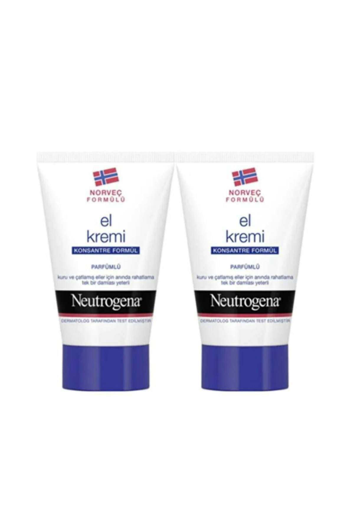 Neutrogena Konsantre Formül Nemlendirici Parfümlü El Kremi 50 Ml 2 Adet