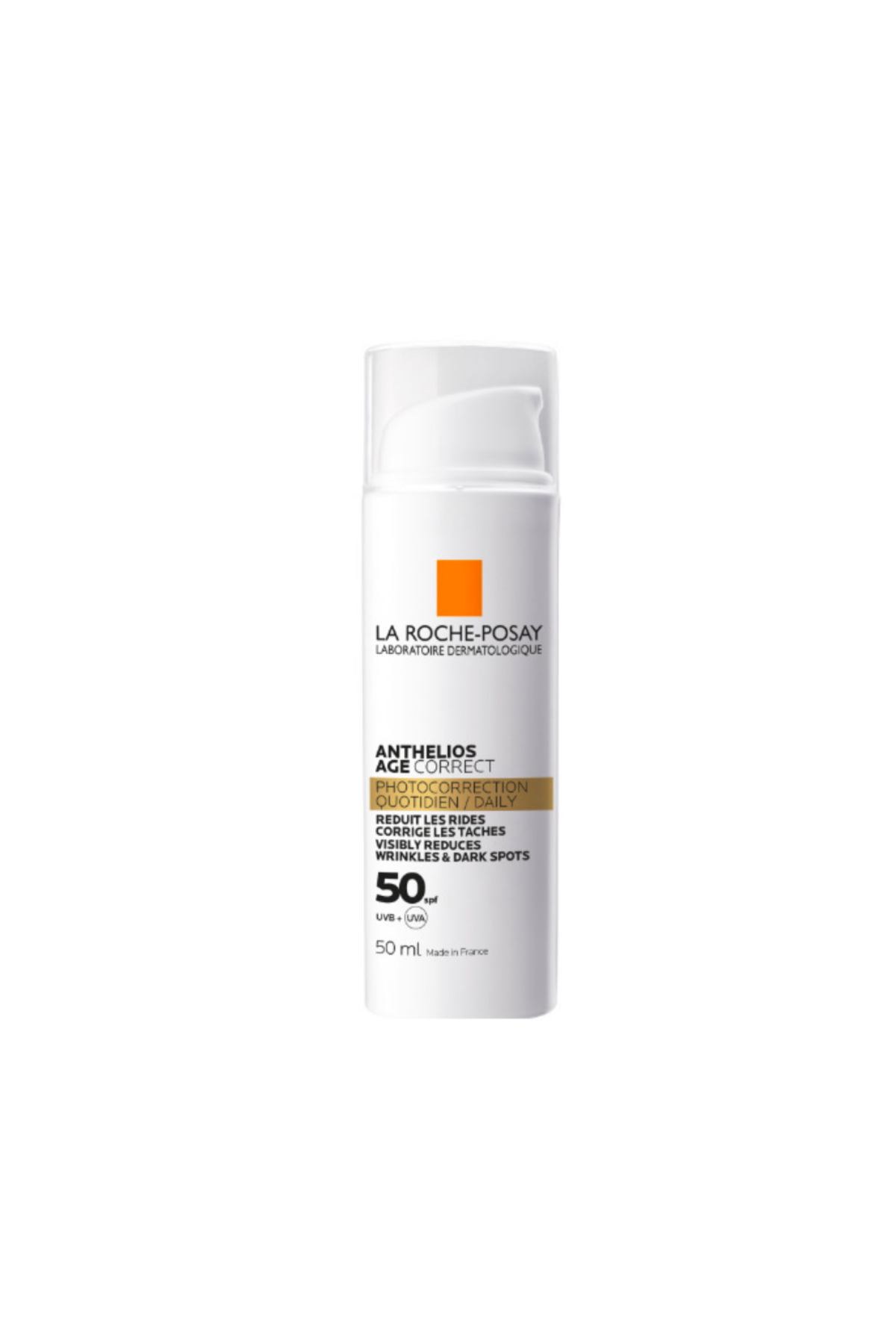 La Roche Posay Anthelios Age Correct SPF50 UV Işınları Kaynaklı Leke ve Kırışıklık Karşıtı Bakım Kremi 50ml
