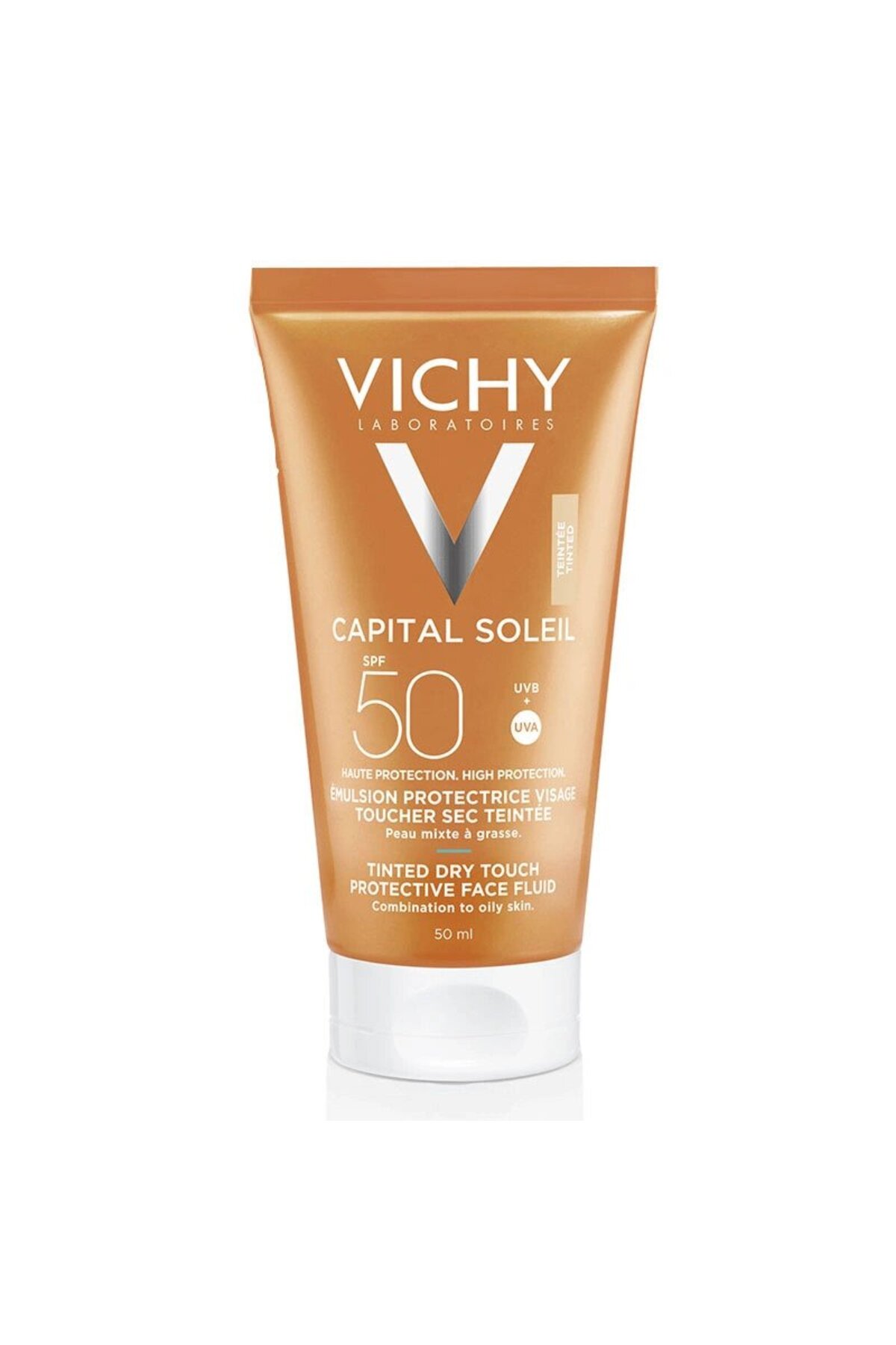 Vichy Capital Soleil Matlaştırıcı Suya Dayanıklı SPF50+ BB Renkli Güneş Koruyucu Krem 50 ml