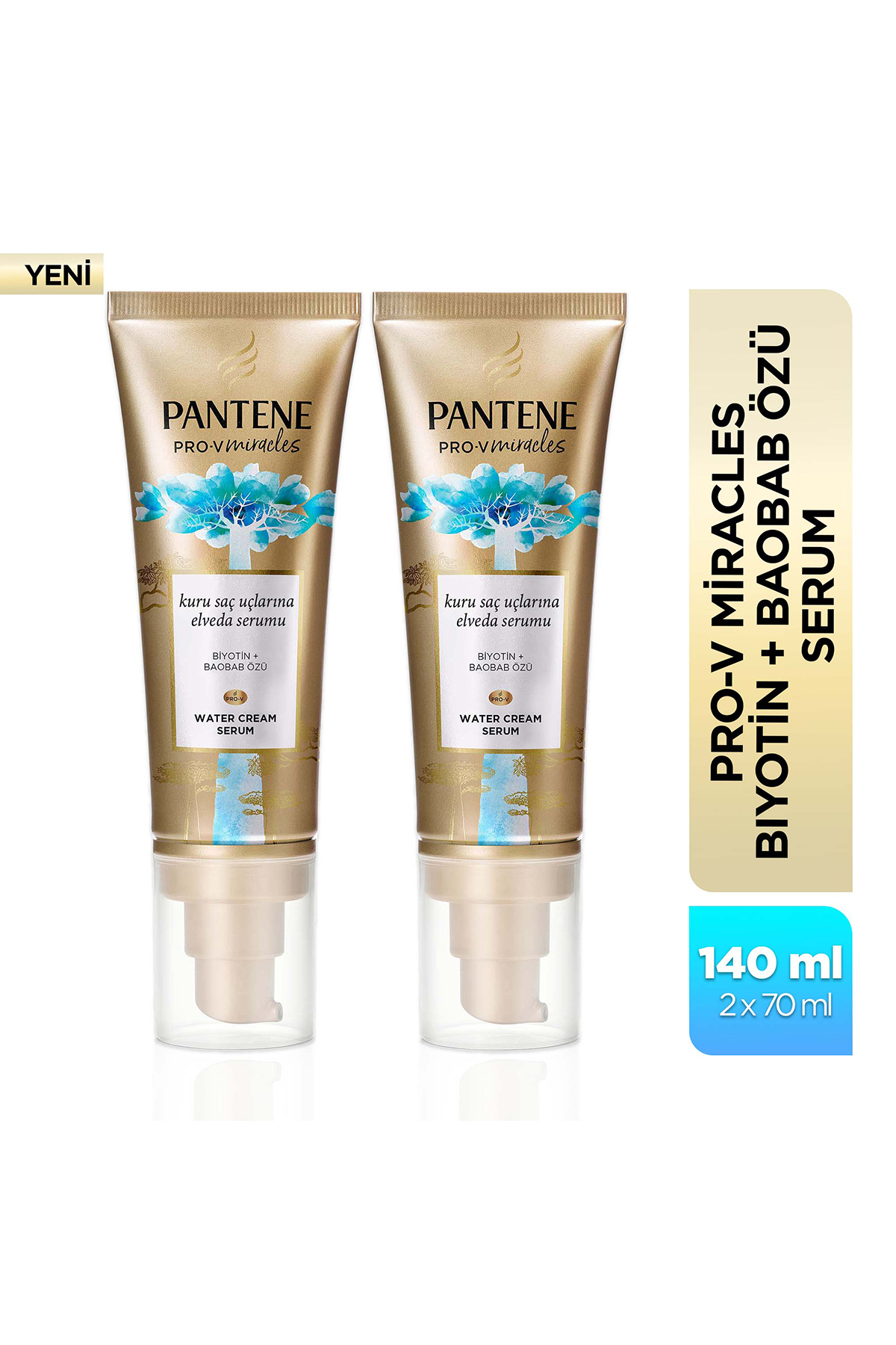 Pantene Pro-V Miracles Kuru Saç Uçlarına Elveda Serumu 70 ml x 2