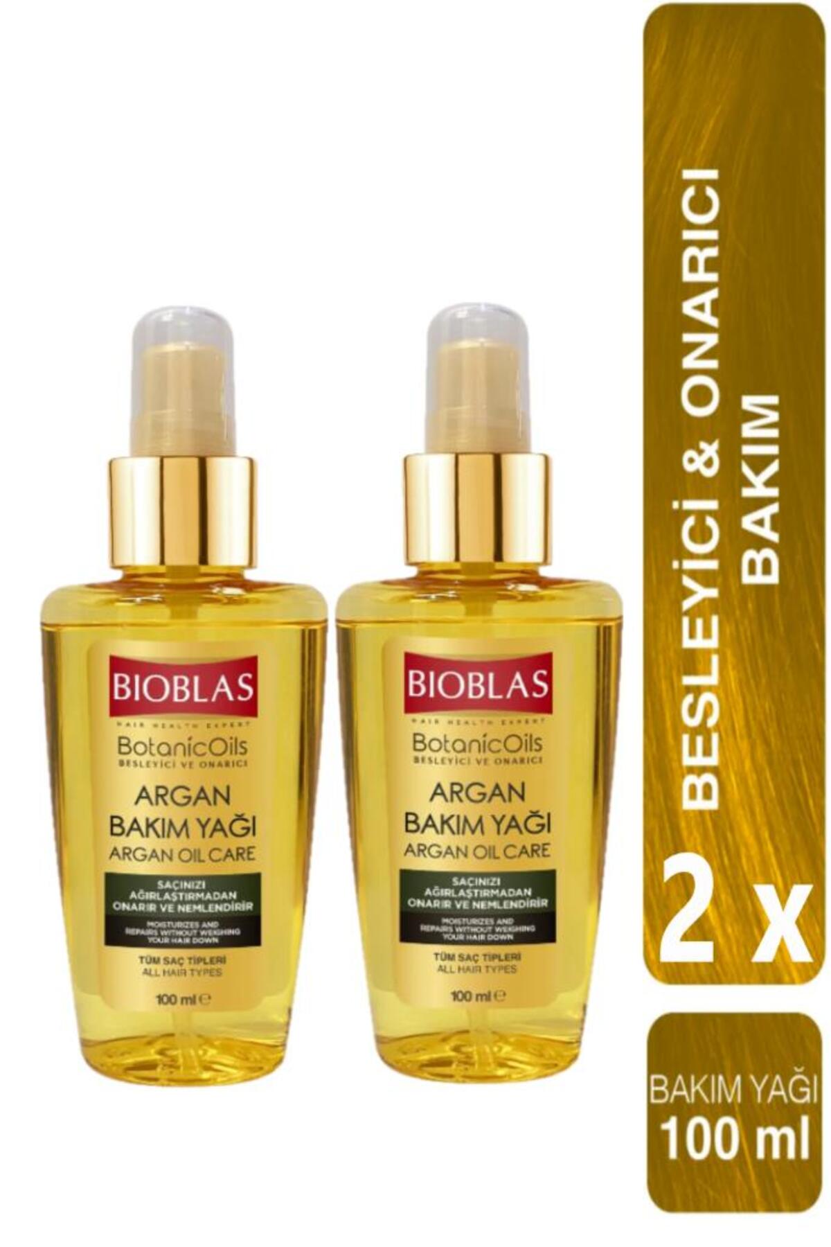 Bioblas Argan Bakım Yağı 100 ml - Onarıcı Bakım Yağı 2 Adet