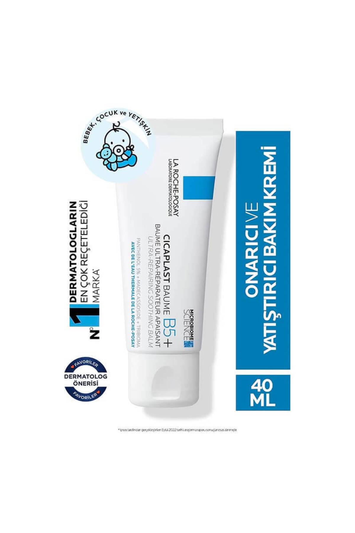 La Roche Posay Cicaplast Baume B5+ 40 ml Kuru Cilt Yapıları İçin Özel Olarak Formüle Edilmiş Elfakz3