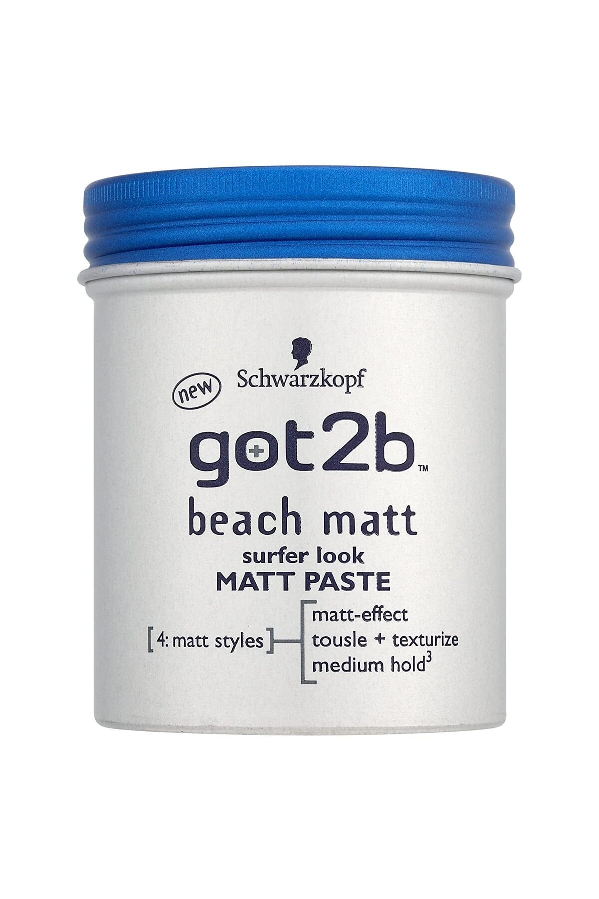Schwarzkopf Got2b Beach Matt Surfer Görünümlü Saç Şekillendirici Mat Macun (100ml)